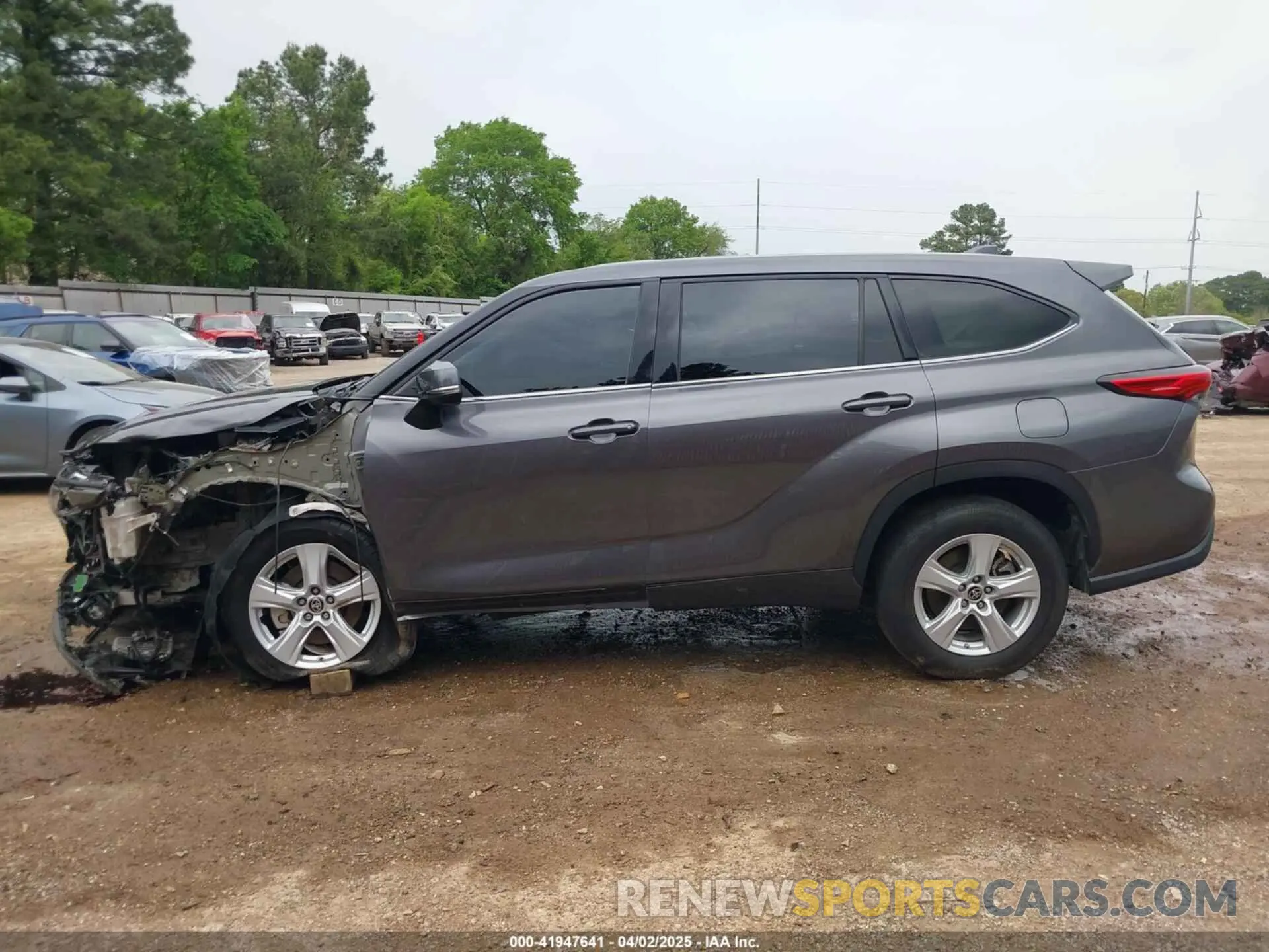 14 fotografías del automóvil dañado 5TDCZRAH2MS055113 TOYOTA HIGHLANDER 2021