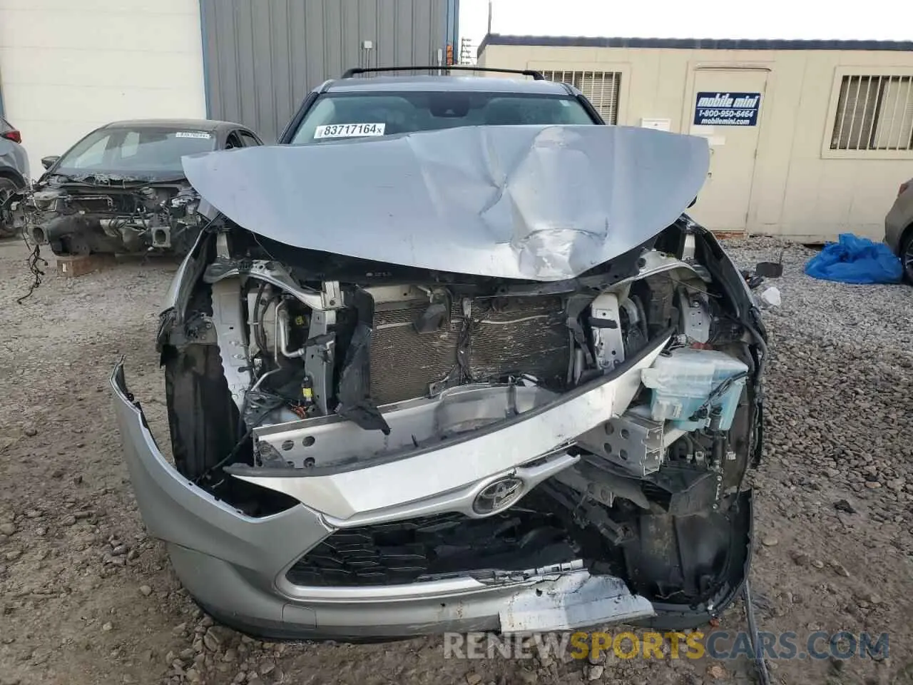5 fotografías del automóvil dañado 5TDCZRAH2MS537743 TOYOTA HIGHLANDER 2021