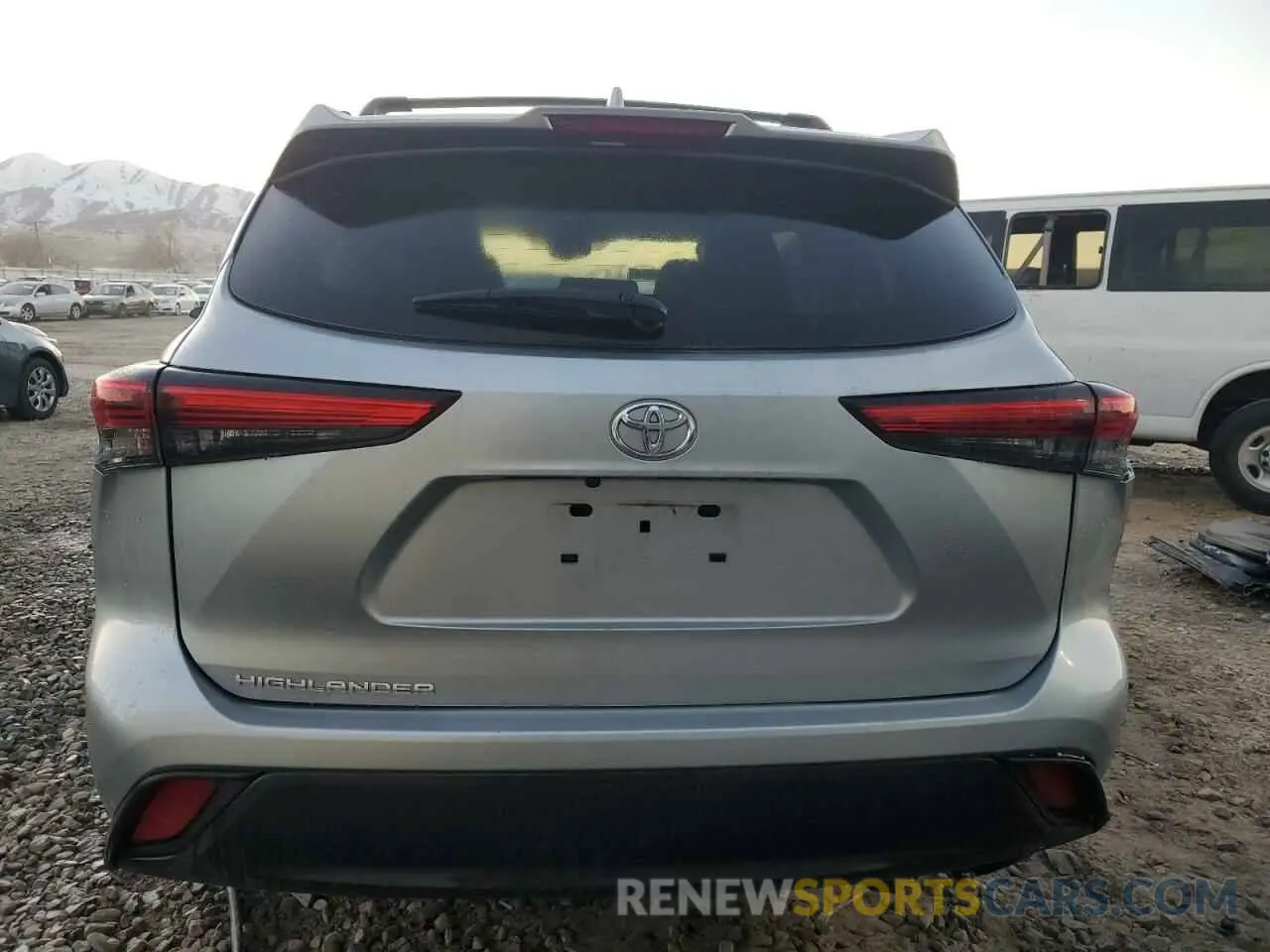 6 fotografías del automóvil dañado 5TDCZRAH2MS537743 TOYOTA HIGHLANDER 2021