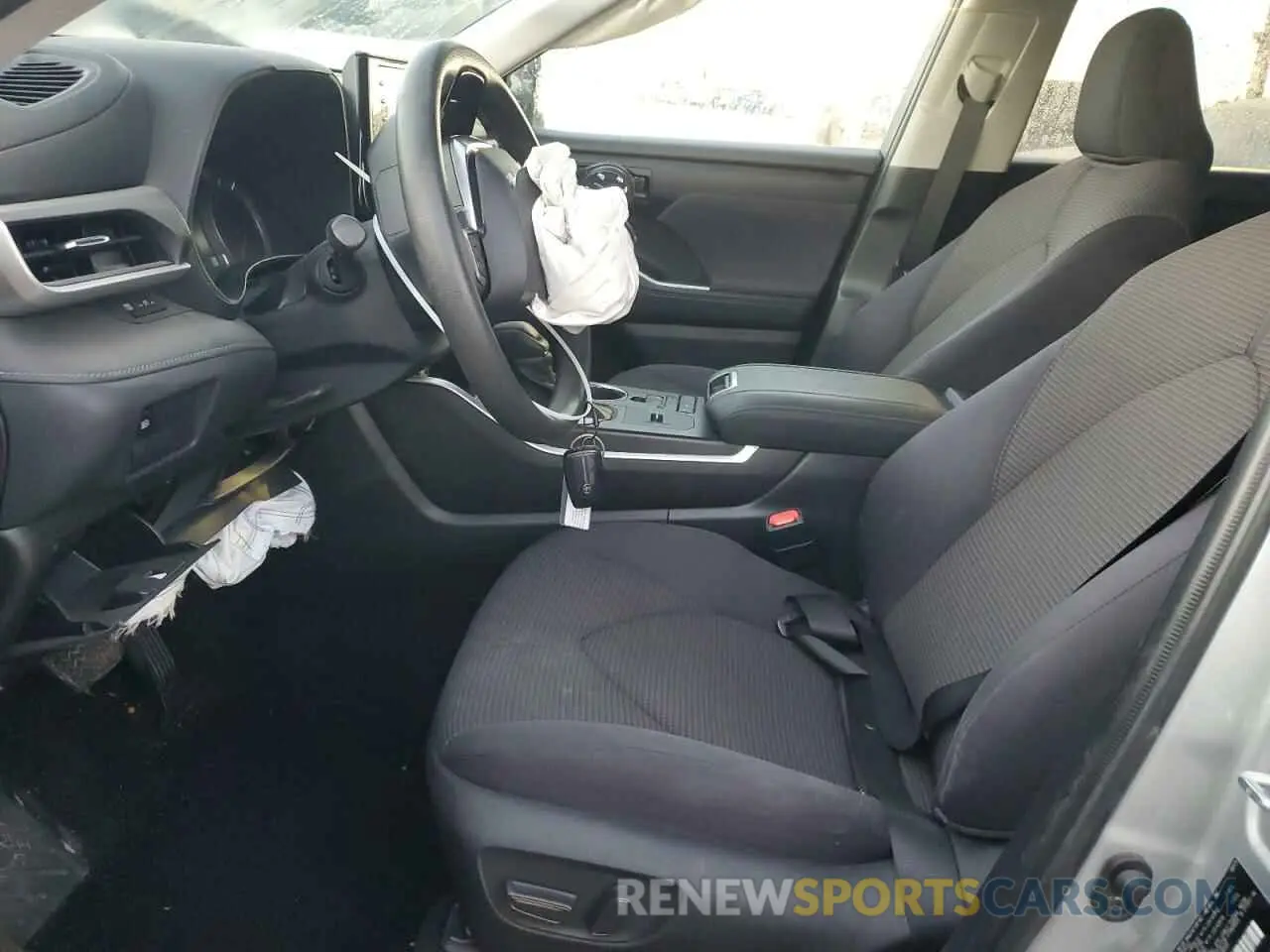 7 fotografías del automóvil dañado 5TDCZRAH2MS537743 TOYOTA HIGHLANDER 2021