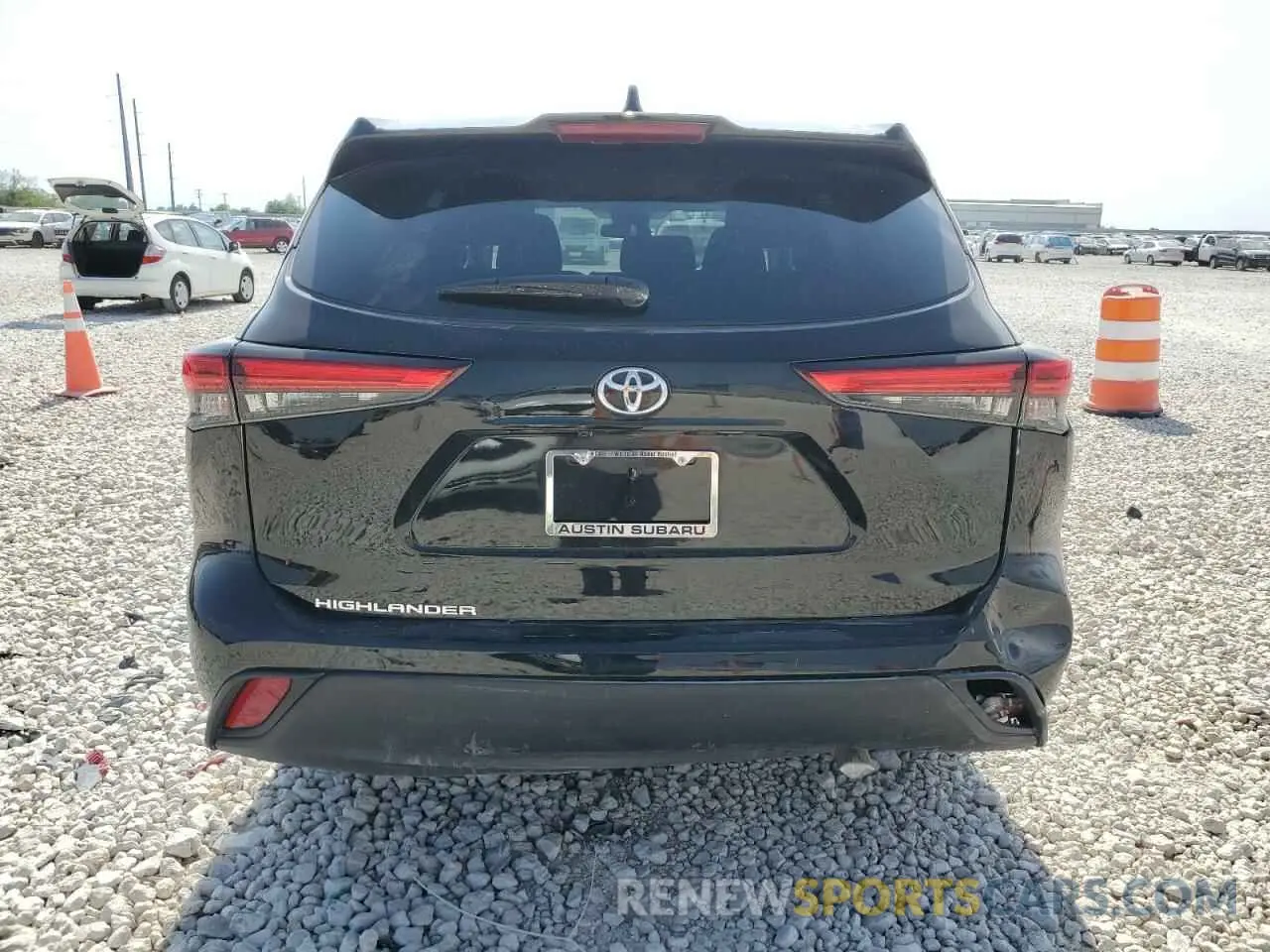 6 fotografías del automóvil dañado 5TDCZRAH3MS076472 TOYOTA HIGHLANDER 2021