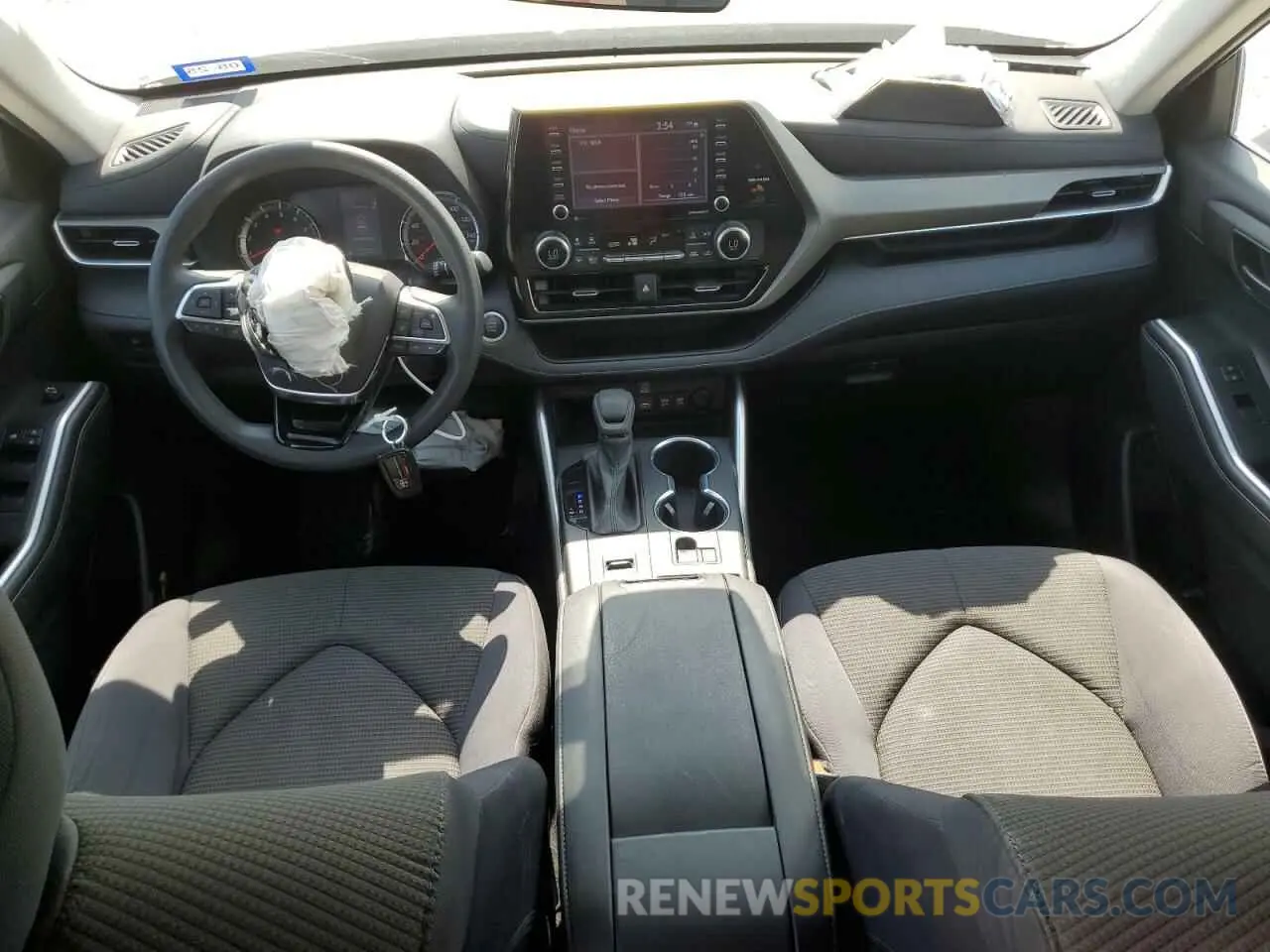 8 fotografías del automóvil dañado 5TDCZRAH3MS076472 TOYOTA HIGHLANDER 2021