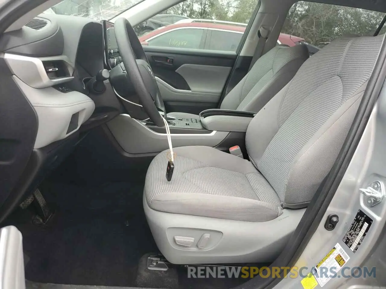 7 fotografías del automóvil dañado 5TDCZRAH3MS084586 TOYOTA HIGHLANDER 2021