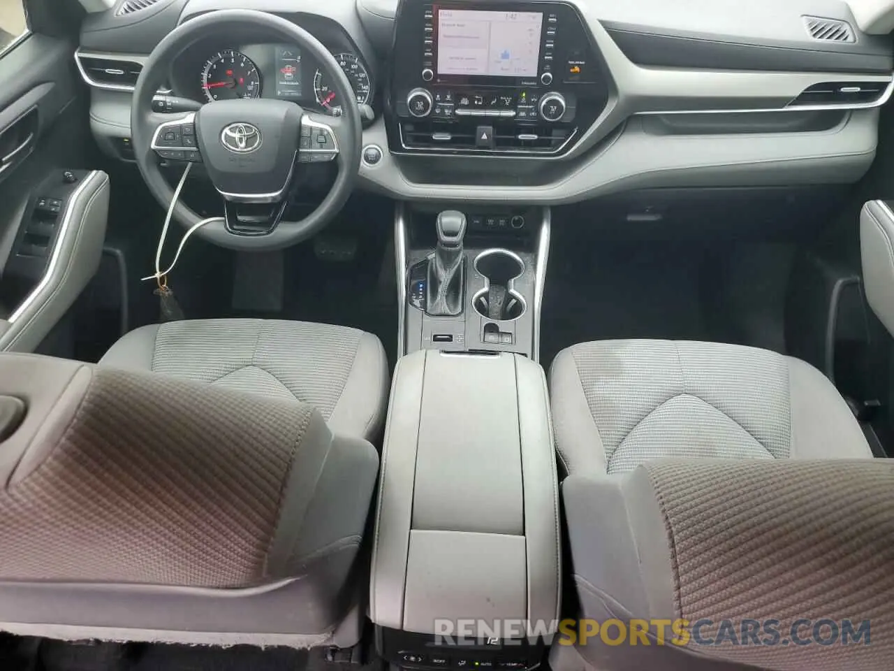 8 fotografías del automóvil dañado 5TDCZRAH3MS084586 TOYOTA HIGHLANDER 2021