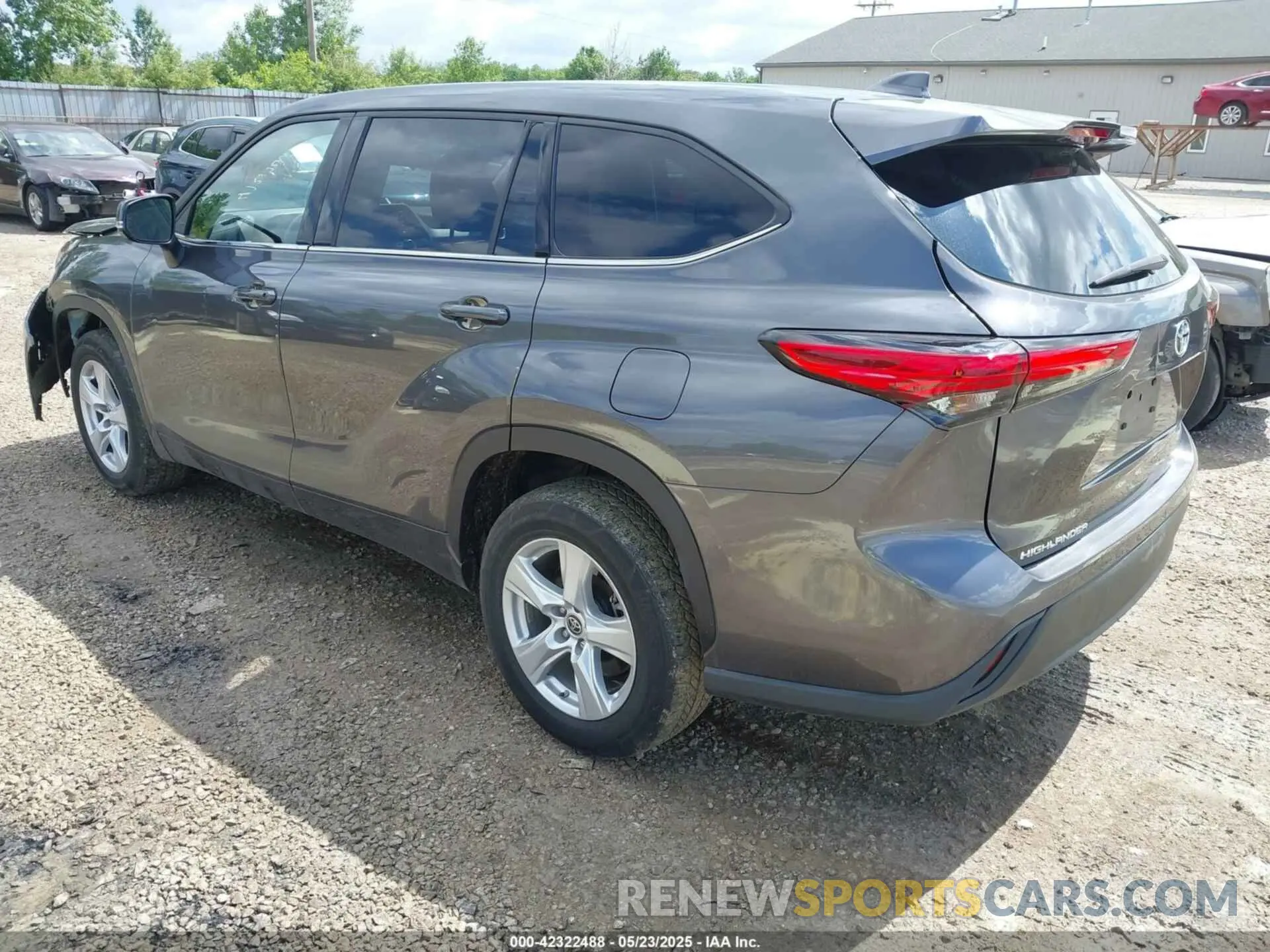 3 fotografías del automóvil dañado 5TDCZRAH6MS538197 TOYOTA HIGHLANDER 2021
