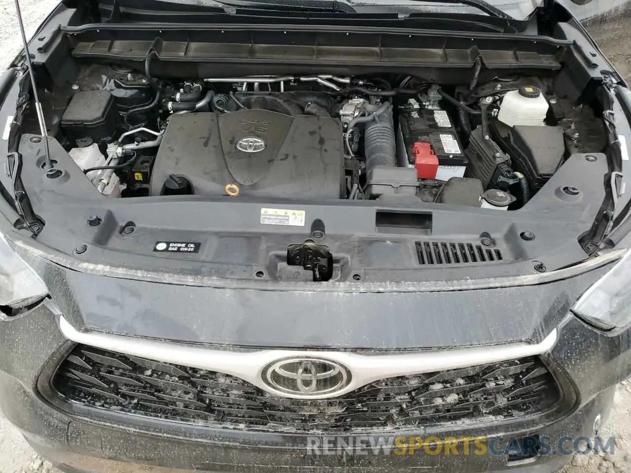 12 fotografías del automóvil dañado 5TDCZRAH7MS090049 TOYOTA HIGHLANDER 2021