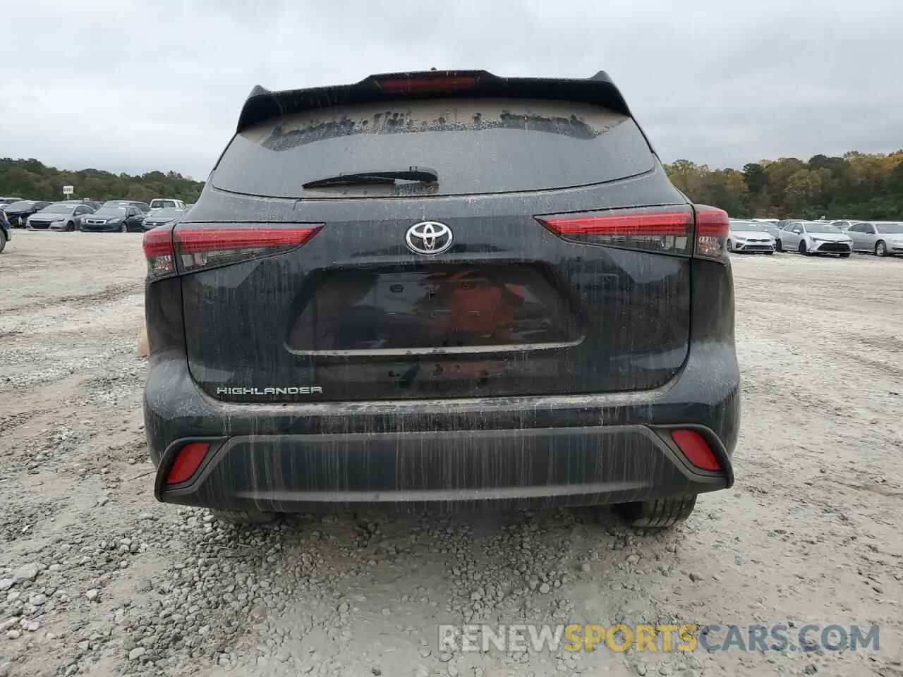 6 fotografías del automóvil dañado 5TDCZRAH7MS090049 TOYOTA HIGHLANDER 2021