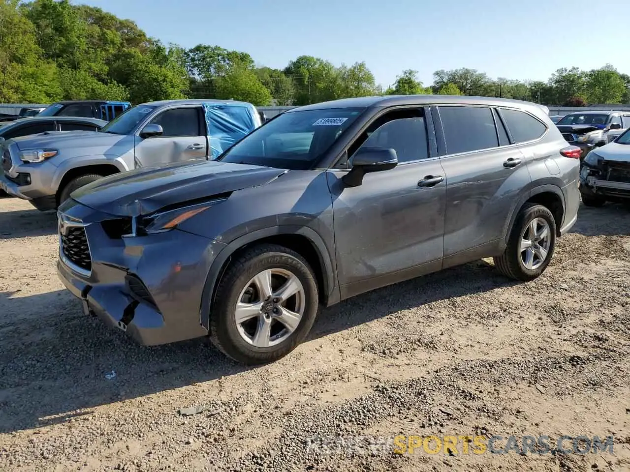 1 fotografías del automóvil dañado 5TDCZRAH7MS534966 TOYOTA HIGHLANDER 2021