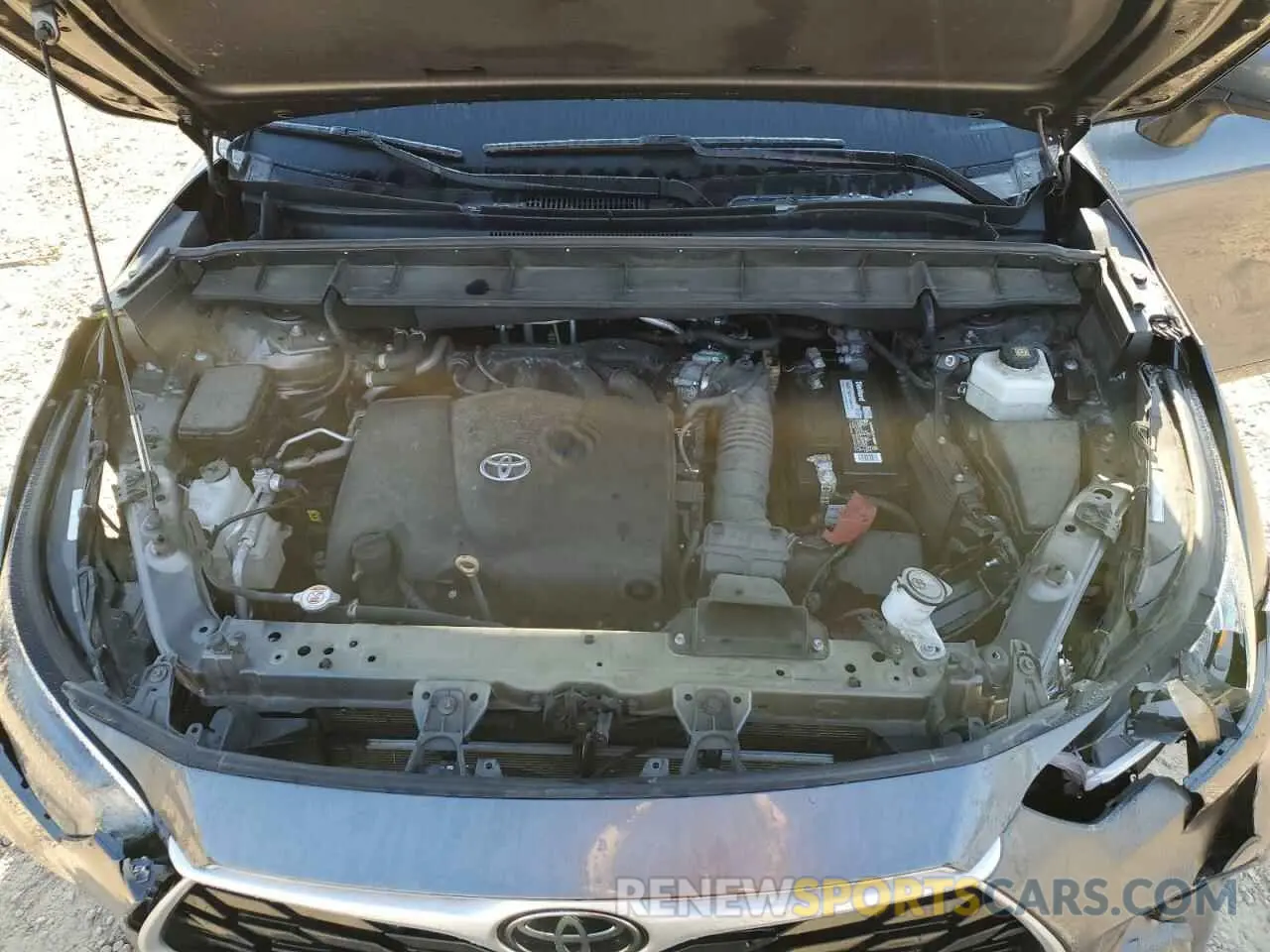 12 fotografías del automóvil dañado 5TDCZRAH7MS534966 TOYOTA HIGHLANDER 2021