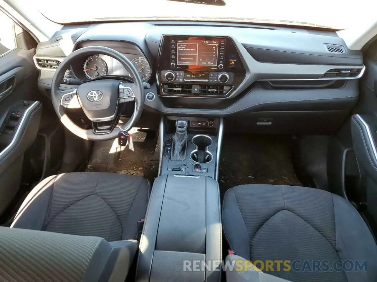 8 fotografías del automóvil dañado 5TDCZRAH7MS534966 TOYOTA HIGHLANDER 2021