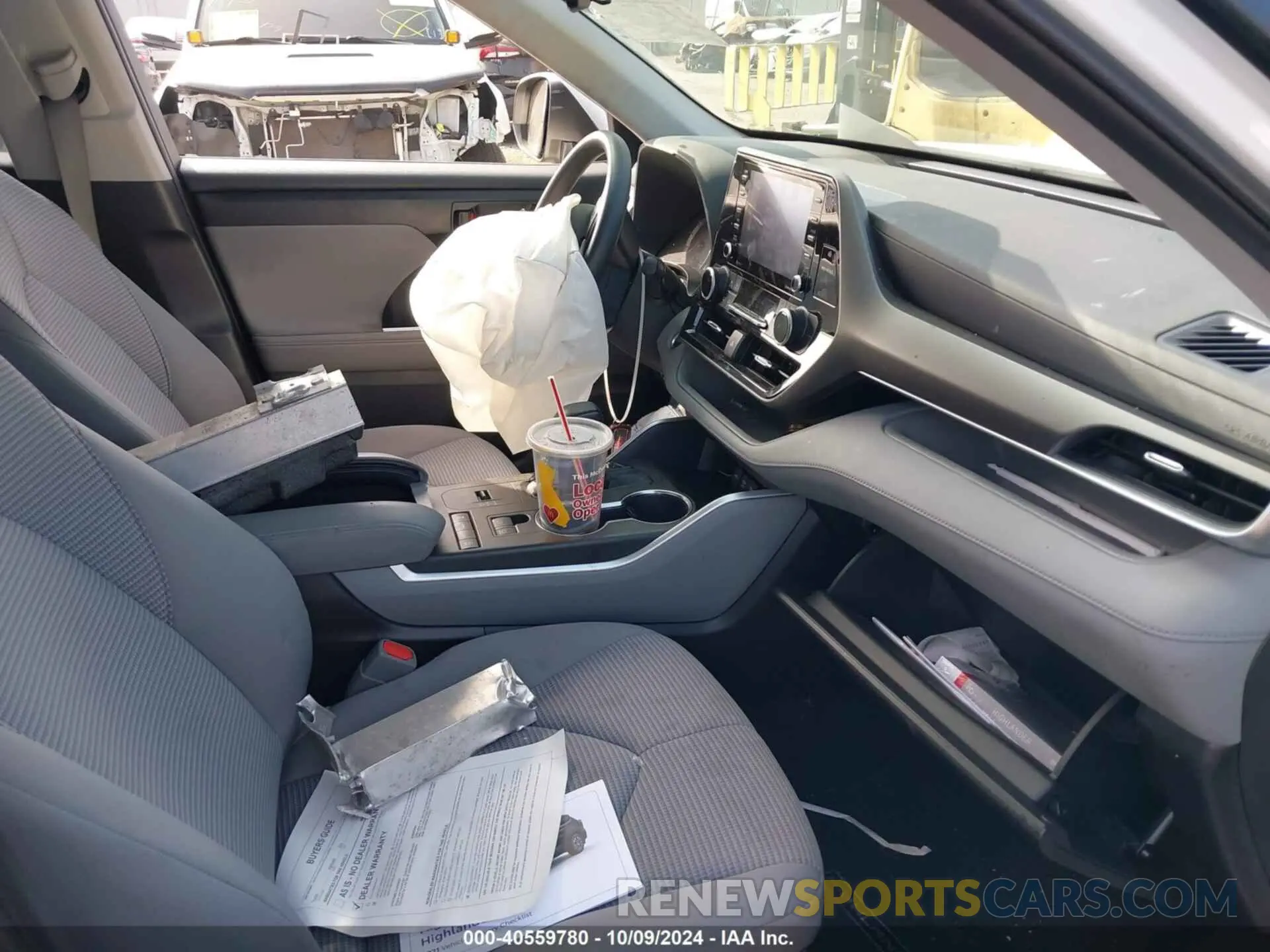 5 fotografías del automóvil dañado 5TDCZRAH8MS078511 TOYOTA HIGHLANDER 2021