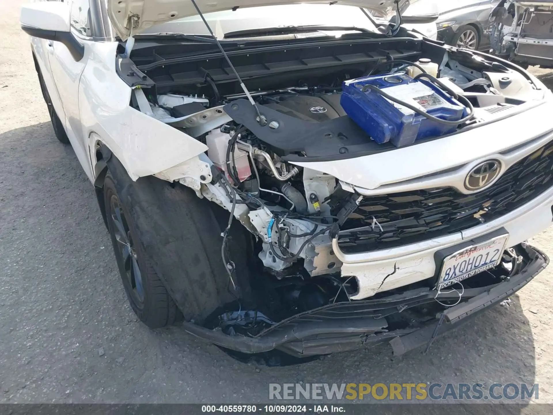 6 fotografías del automóvil dañado 5TDCZRAH8MS078511 TOYOTA HIGHLANDER 2021