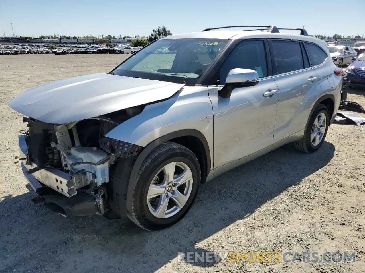 1 fotografías del automóvil dañado 5TDCZRAH8MS531199 TOYOTA HIGHLANDER 2021