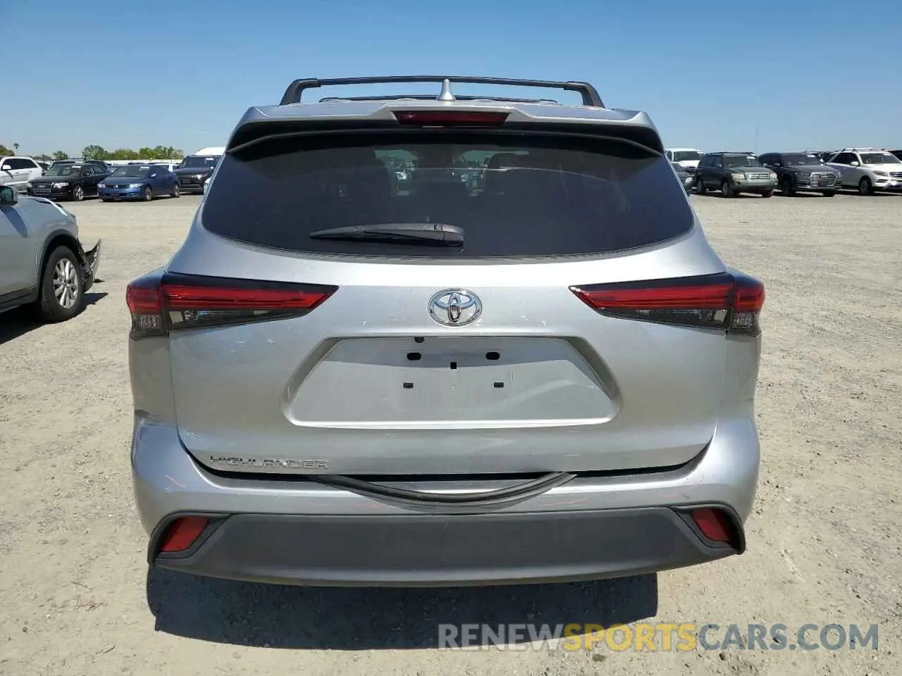 6 fotografías del automóvil dañado 5TDCZRAH8MS531199 TOYOTA HIGHLANDER 2021