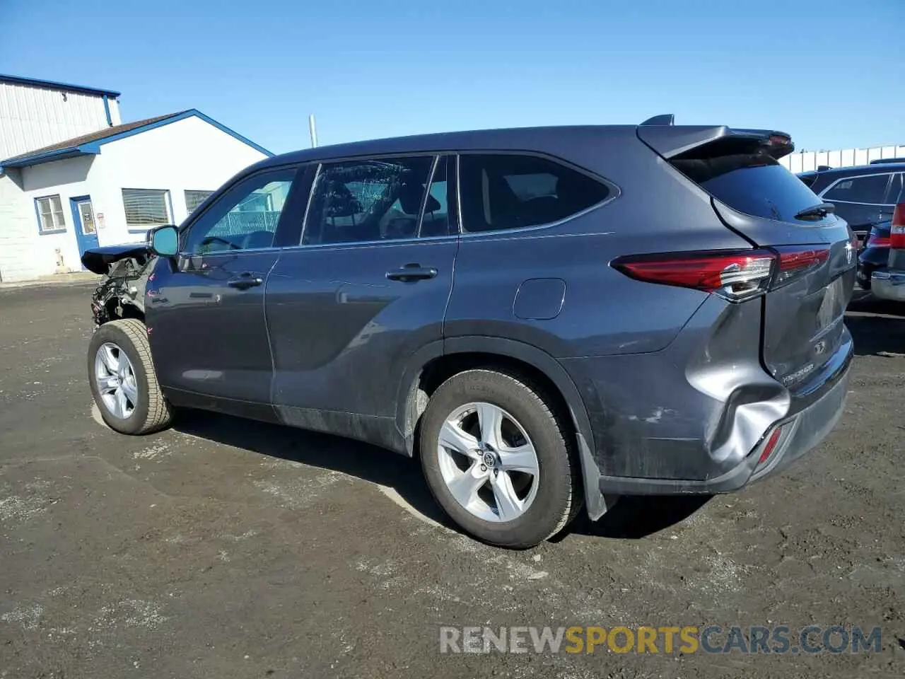 2 fotografías del automóvil dañado 5TDCZRBH2MS071195 TOYOTA HIGHLANDER 2021