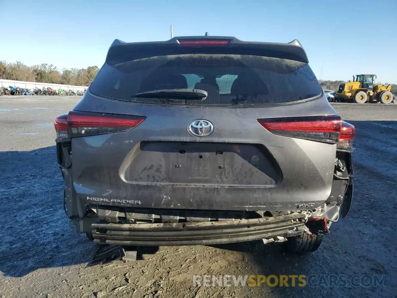 6 fotografías del automóvil dañado 5TDCZRBH5MS555345 TOYOTA HIGHLANDER 2021
