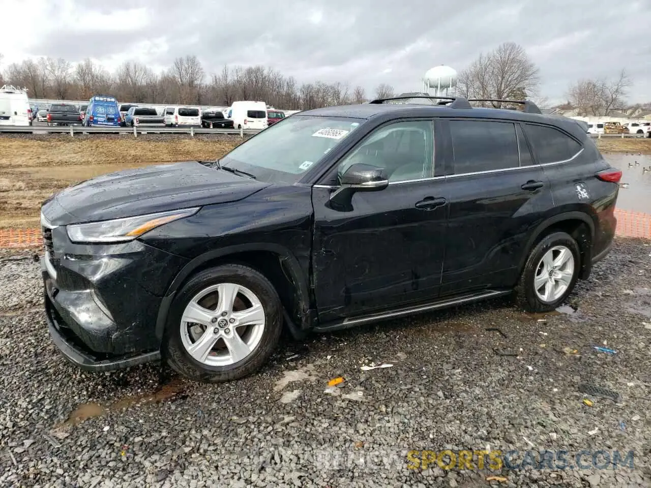 1 fotografías del automóvil dañado 5TDCZRBH7MS124411 TOYOTA HIGHLANDER 2021