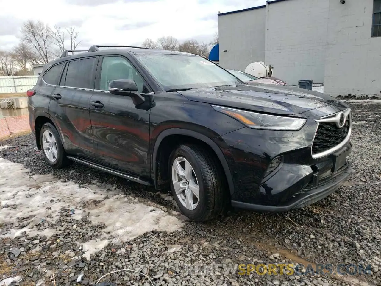4 fotografías del automóvil dañado 5TDCZRBH7MS124411 TOYOTA HIGHLANDER 2021