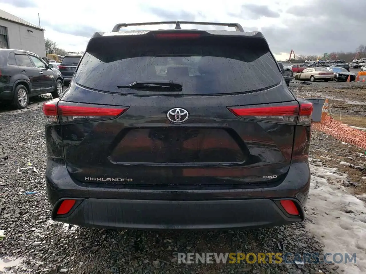 6 fotografías del automóvil dañado 5TDCZRBH7MS124411 TOYOTA HIGHLANDER 2021