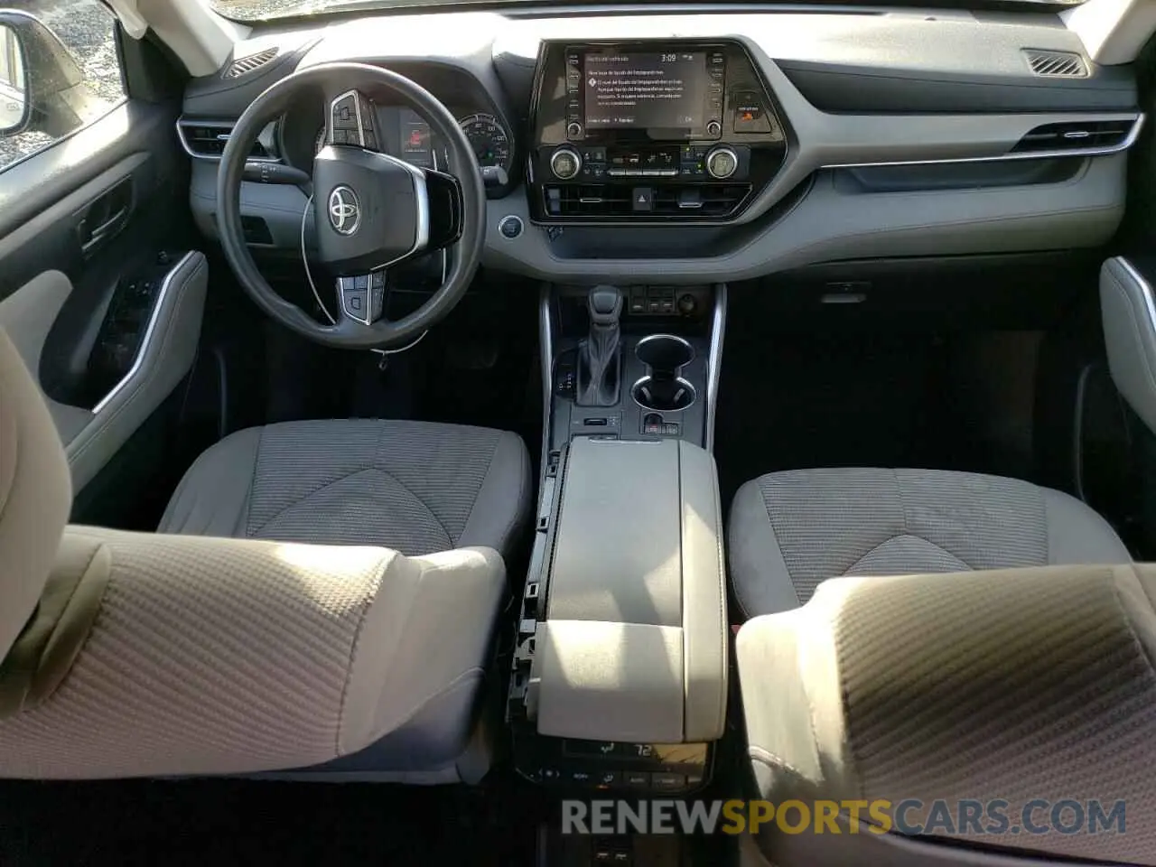 8 fotografías del automóvil dañado 5TDCZRBH7MS124411 TOYOTA HIGHLANDER 2021