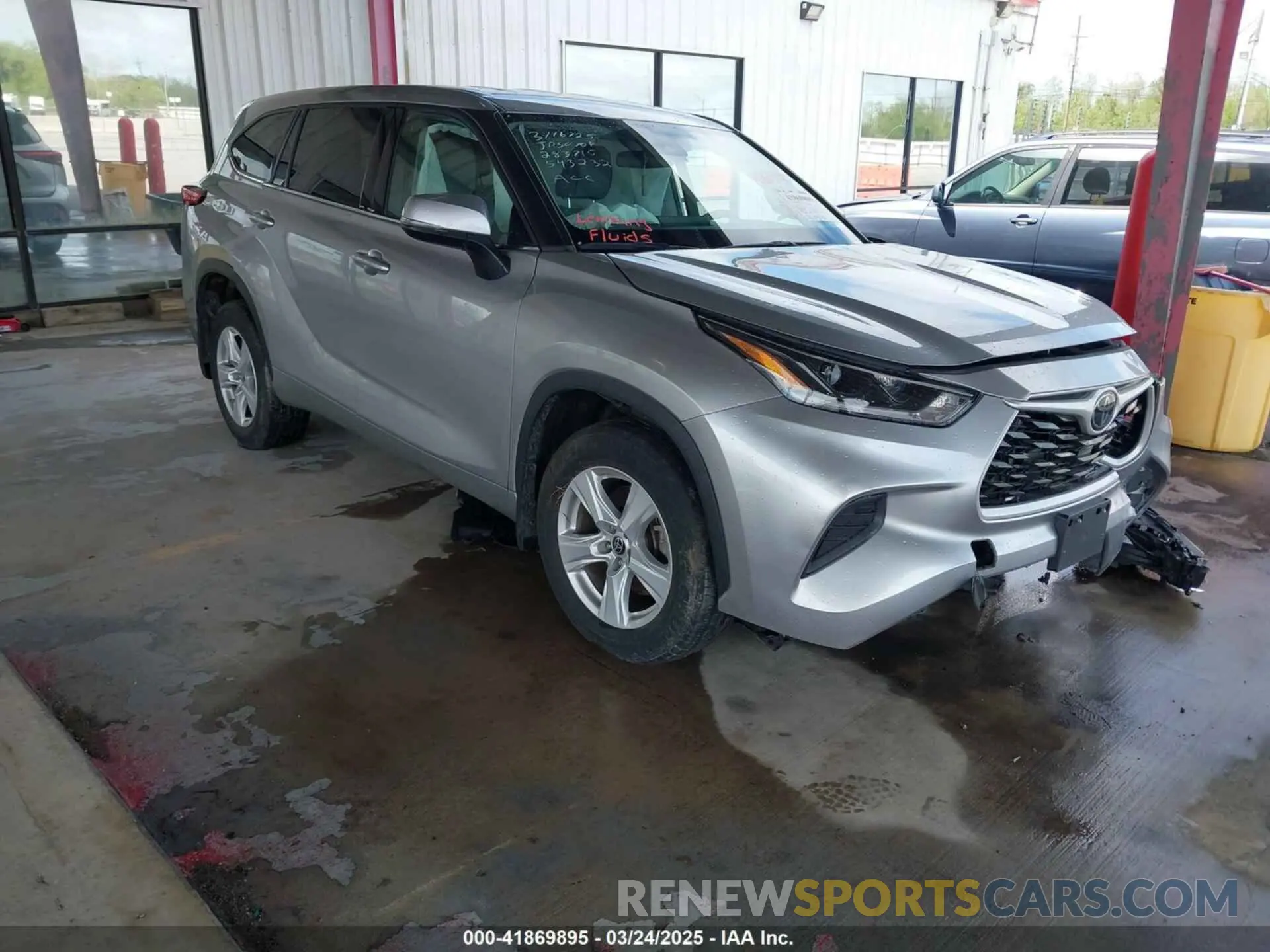 1 fotografías del automóvil dañado 5TDCZRBH9MS543232 TOYOTA HIGHLANDER 2021