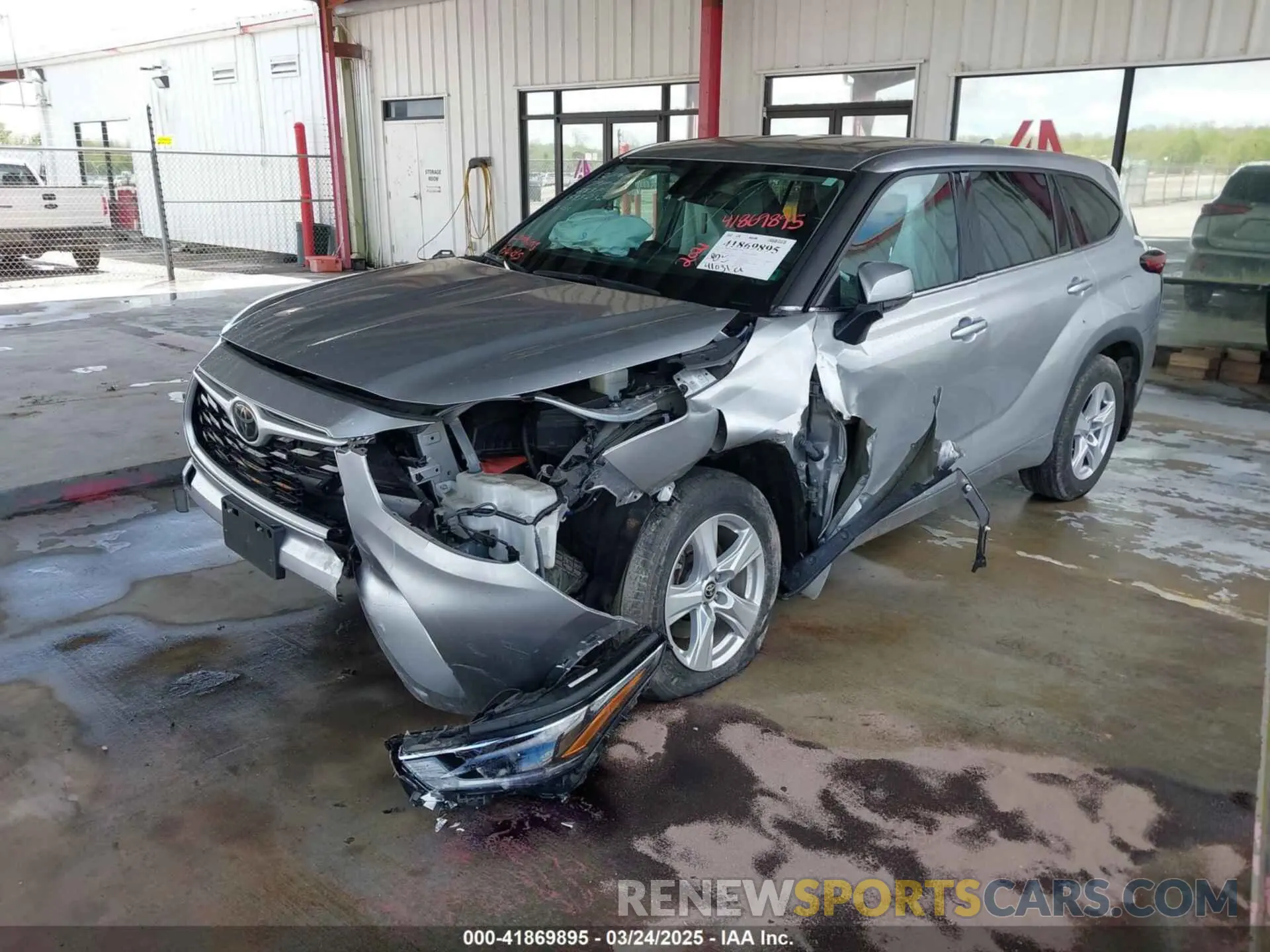 6 fotografías del automóvil dañado 5TDCZRBH9MS543232 TOYOTA HIGHLANDER 2021