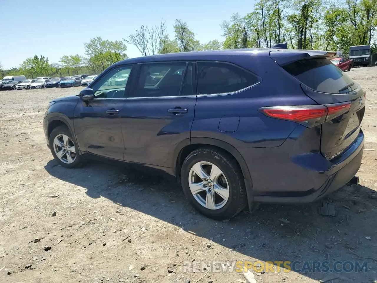 2 fotografías del automóvil dañado 5TDCZRBHXMS066424 TOYOTA HIGHLANDER 2021