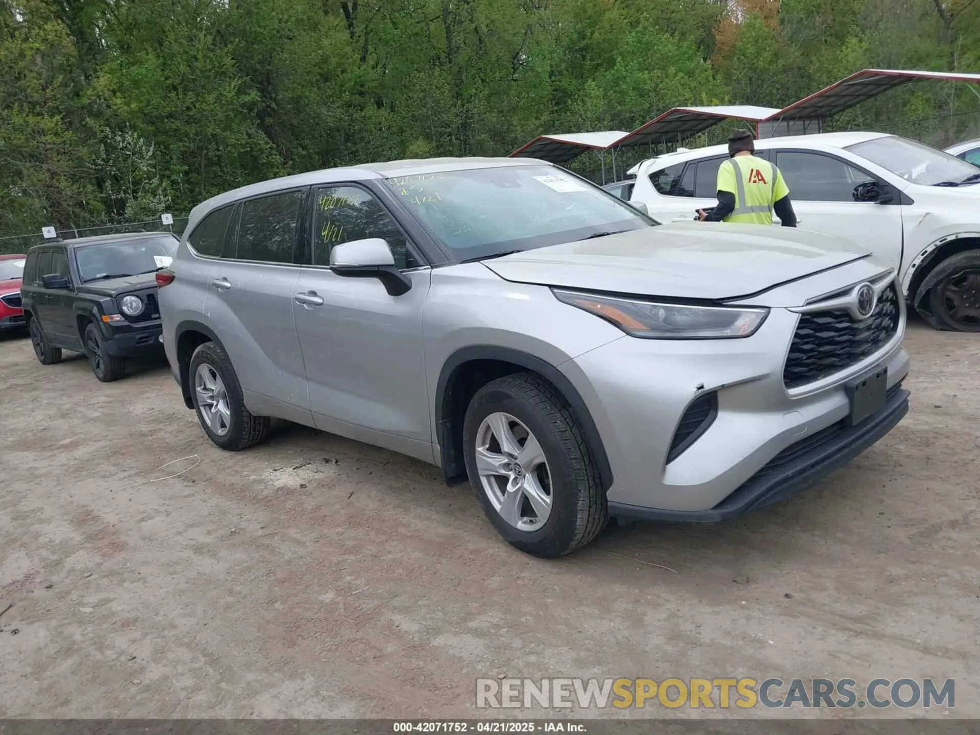 1 fotografías del automóvil dañado 5TDCZRBHXMS072546 TOYOTA HIGHLANDER 2021