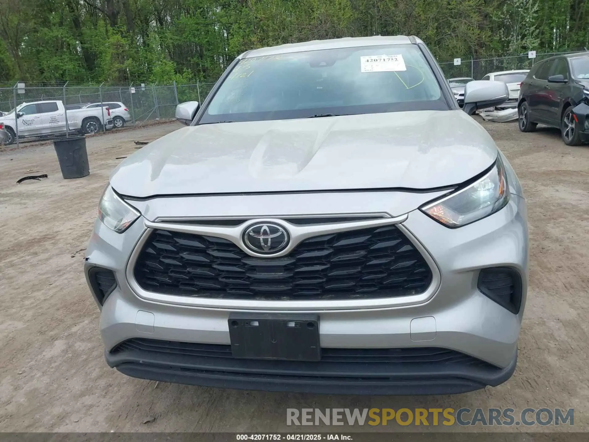 12 fotografías del automóvil dañado 5TDCZRBHXMS072546 TOYOTA HIGHLANDER 2021