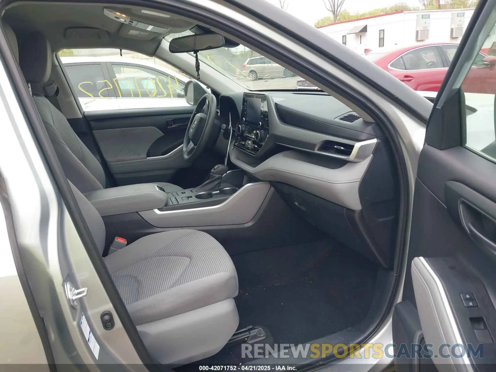 5 fotografías del automóvil dañado 5TDCZRBHXMS072546 TOYOTA HIGHLANDER 2021