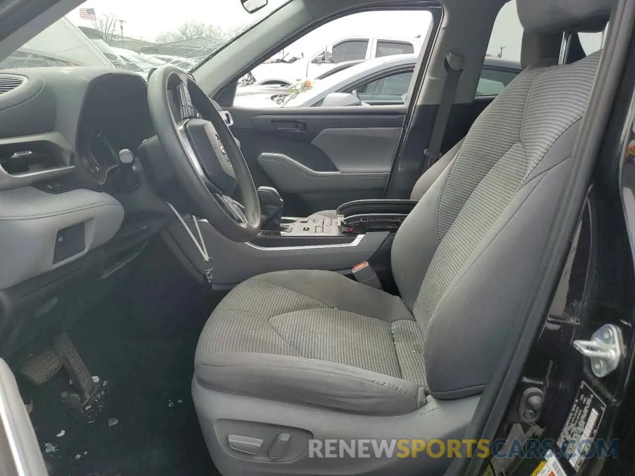 7 fotografías del automóvil dañado 5TDCZRBHXMS135869 TOYOTA HIGHLANDER 2021