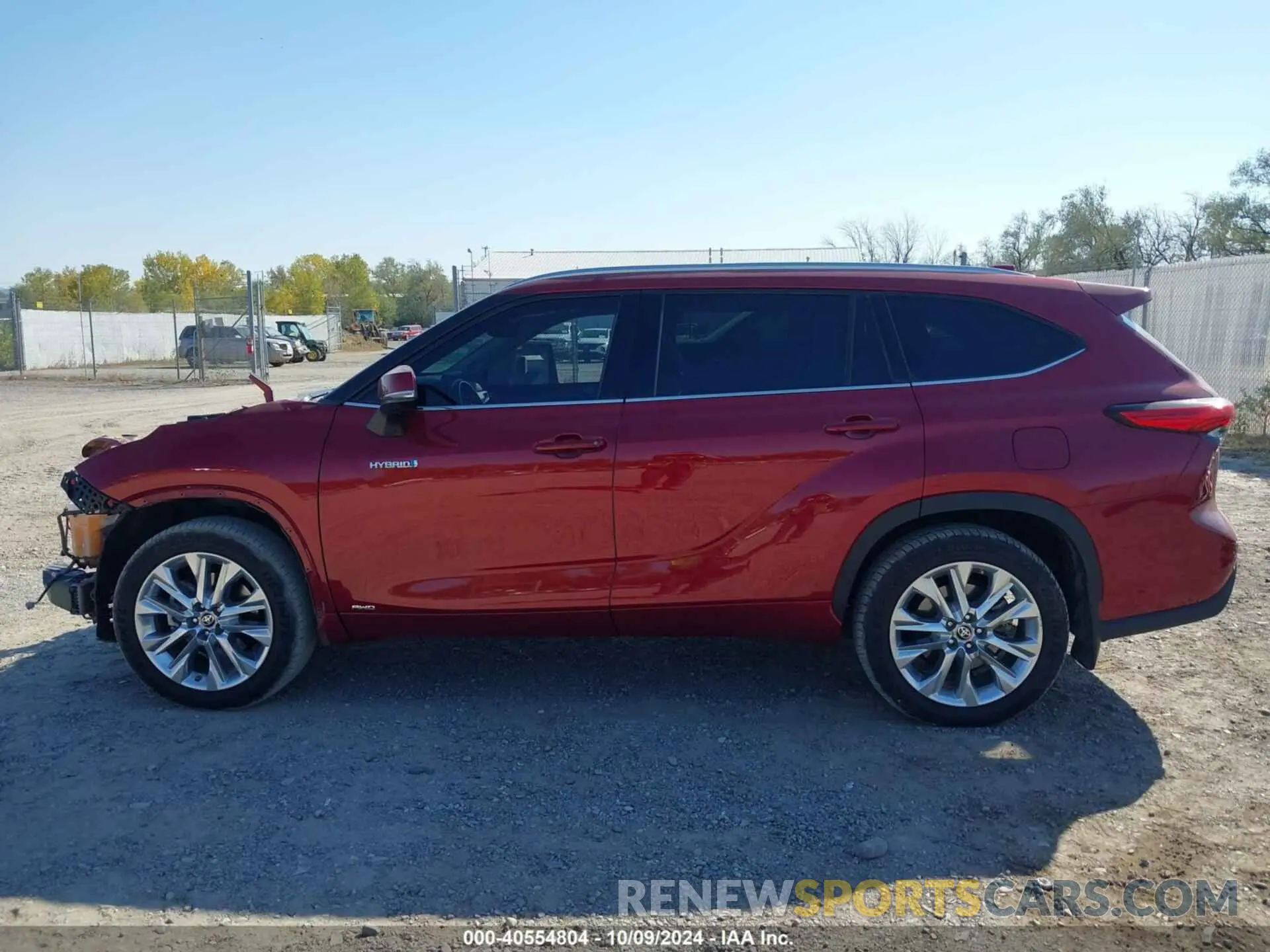 15 fotografías del automóvil dañado 5TDDBRCH0MS521272 TOYOTA HIGHLANDER 2021