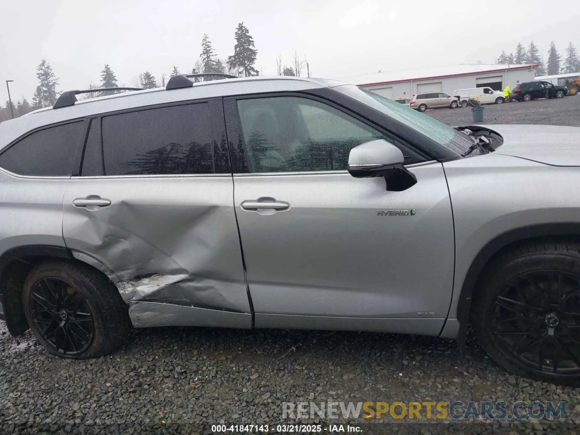 13 fotografías del automóvil dañado 5TDDBRCH2MS016124 TOYOTA HIGHLANDER 2021