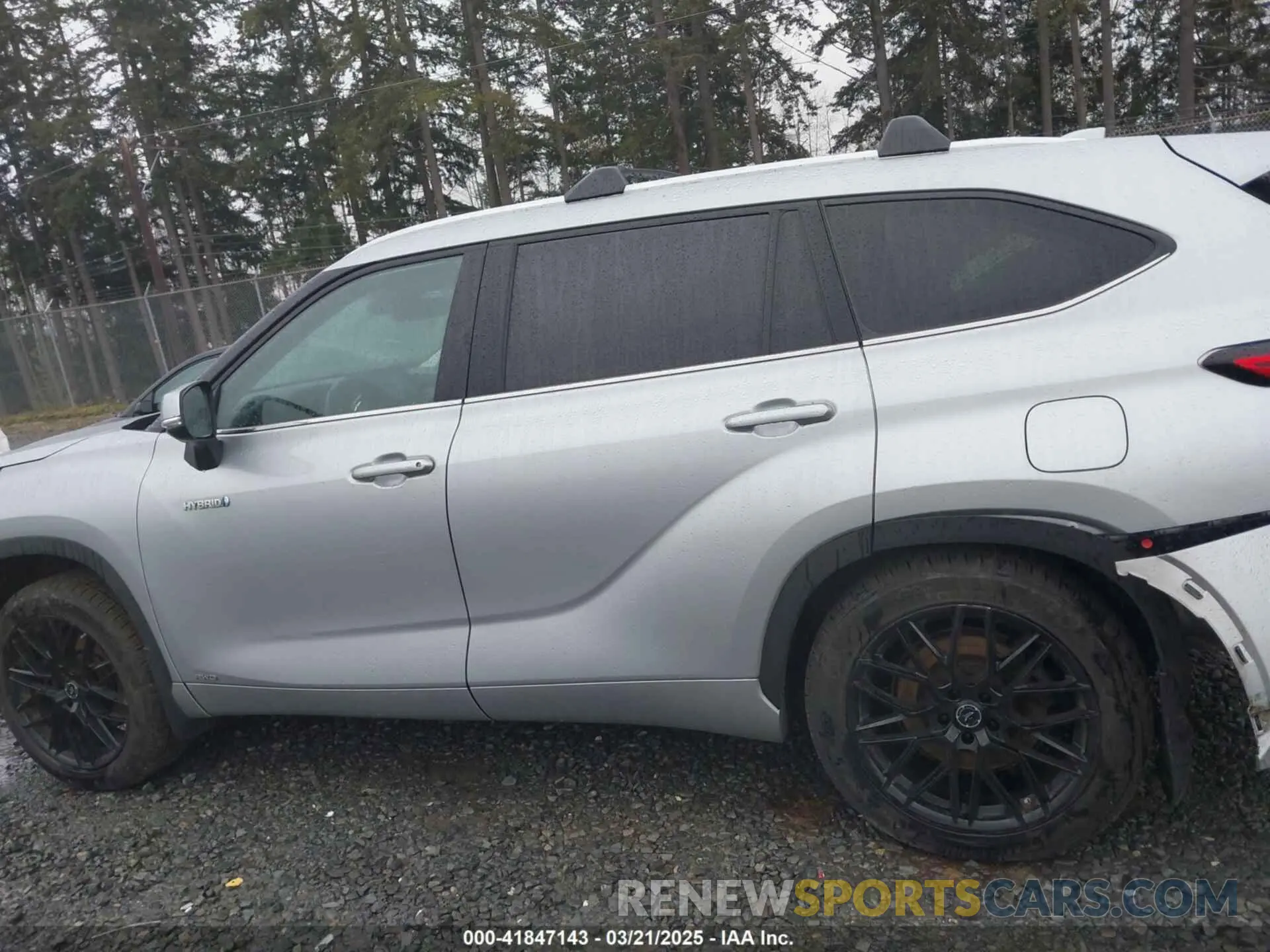 14 fotografías del automóvil dañado 5TDDBRCH2MS016124 TOYOTA HIGHLANDER 2021