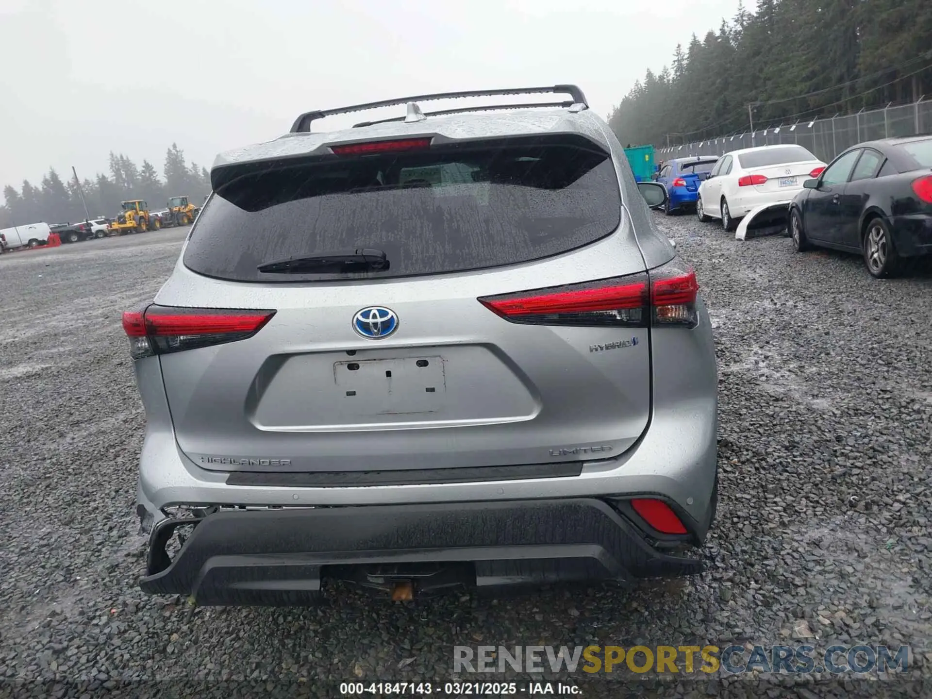 16 fotografías del automóvil dañado 5TDDBRCH2MS016124 TOYOTA HIGHLANDER 2021