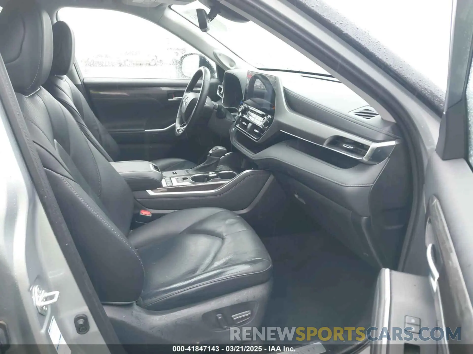 5 fotografías del automóvil dañado 5TDDBRCH2MS016124 TOYOTA HIGHLANDER 2021