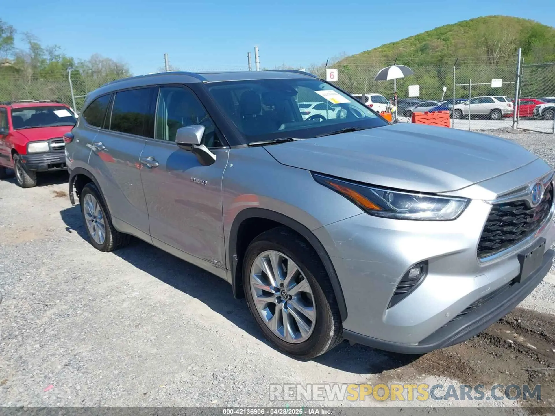 1 fotografías del automóvil dañado 5TDDBRCH4MS018716 TOYOTA HIGHLANDER 2021