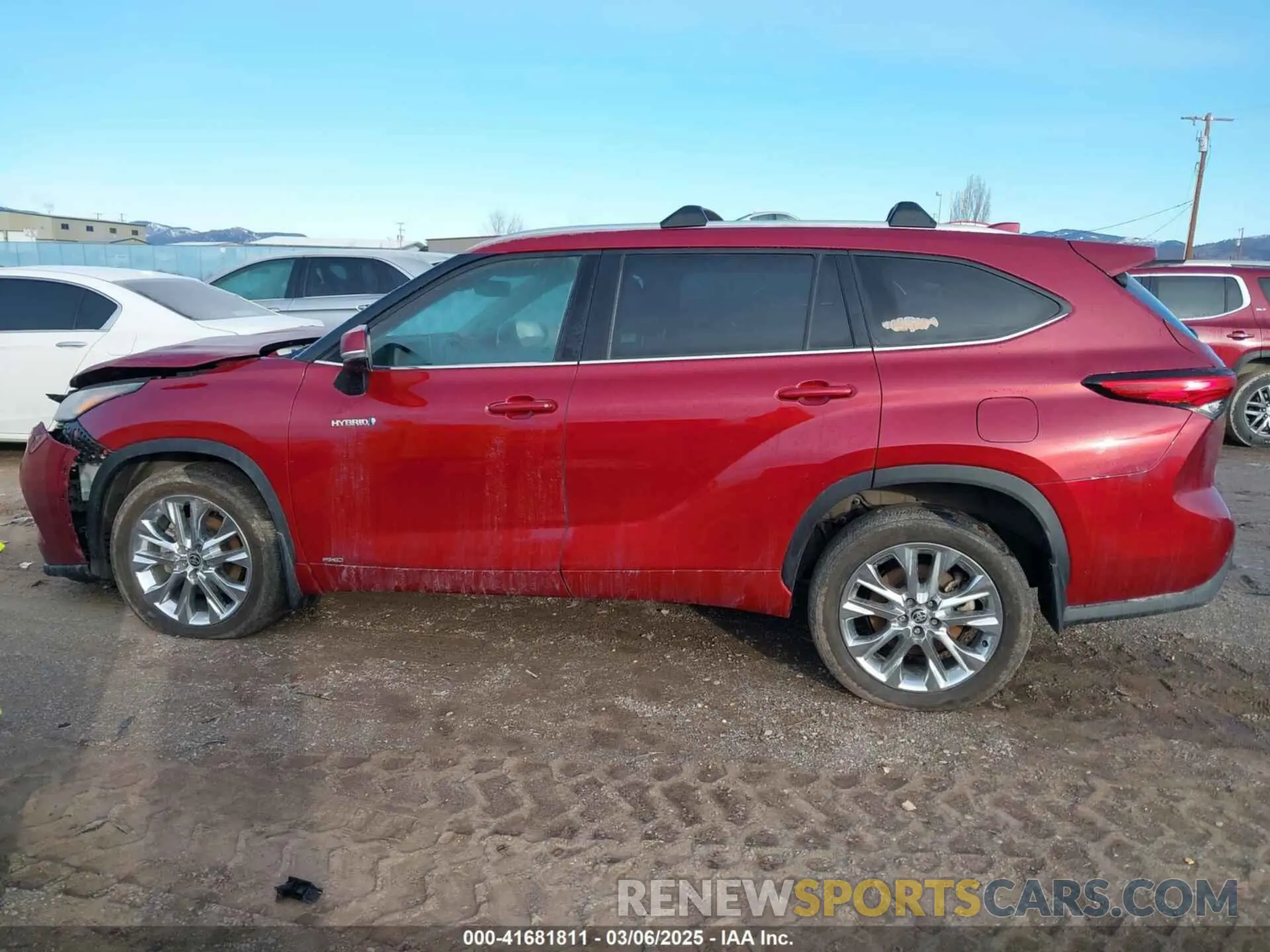 14 fotografías del automóvil dañado 5TDDBRCH8MS528132 TOYOTA HIGHLANDER 2021