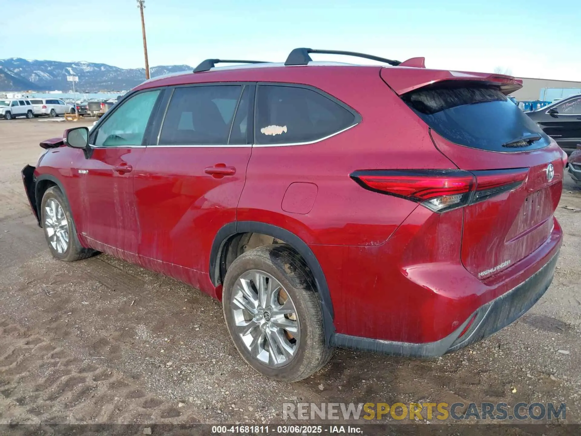 3 fotografías del automóvil dañado 5TDDBRCH8MS528132 TOYOTA HIGHLANDER 2021