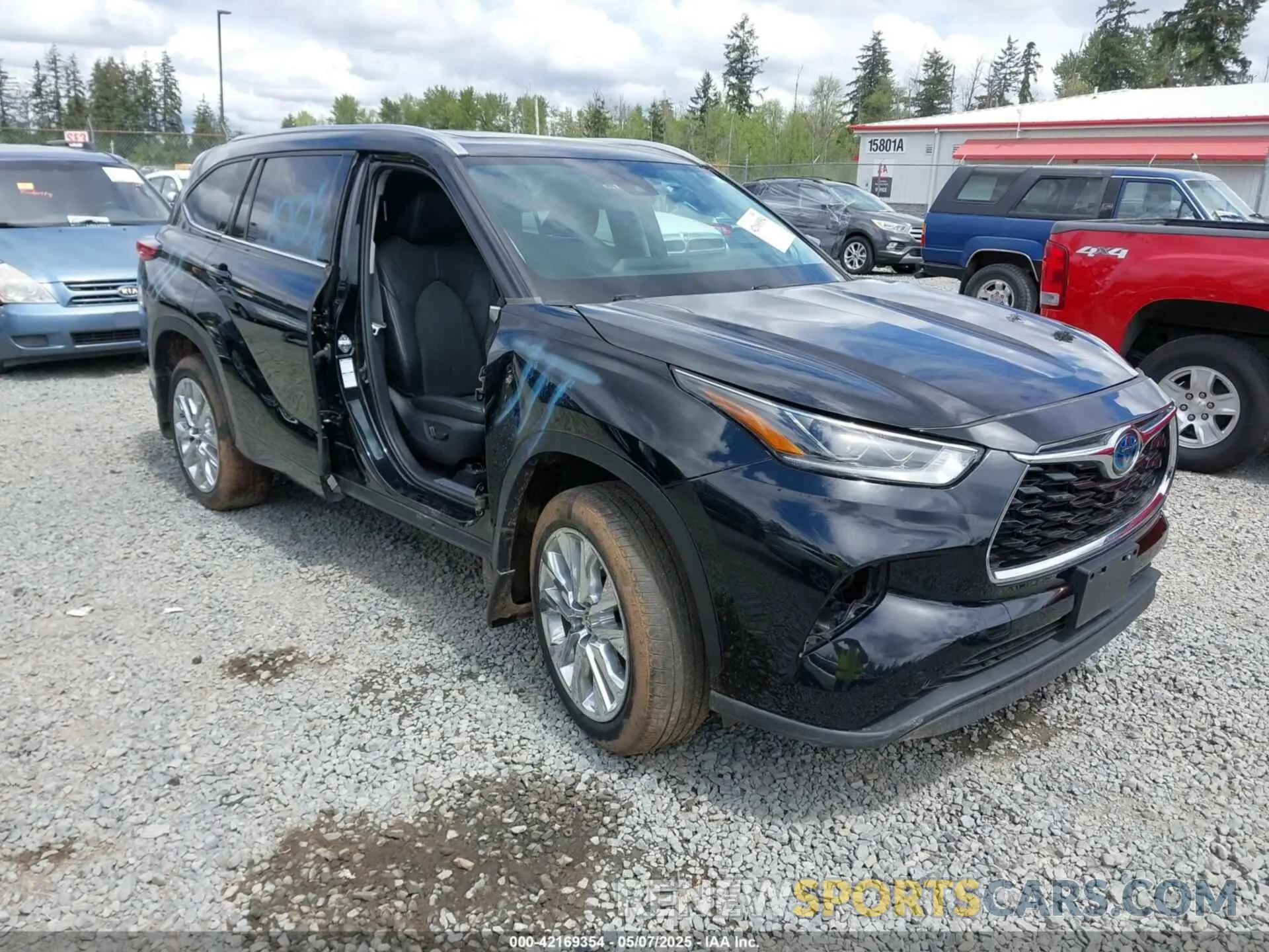 1 fotografías del automóvil dañado 5TDDBRCH9MS531122 TOYOTA HIGHLANDER 2021