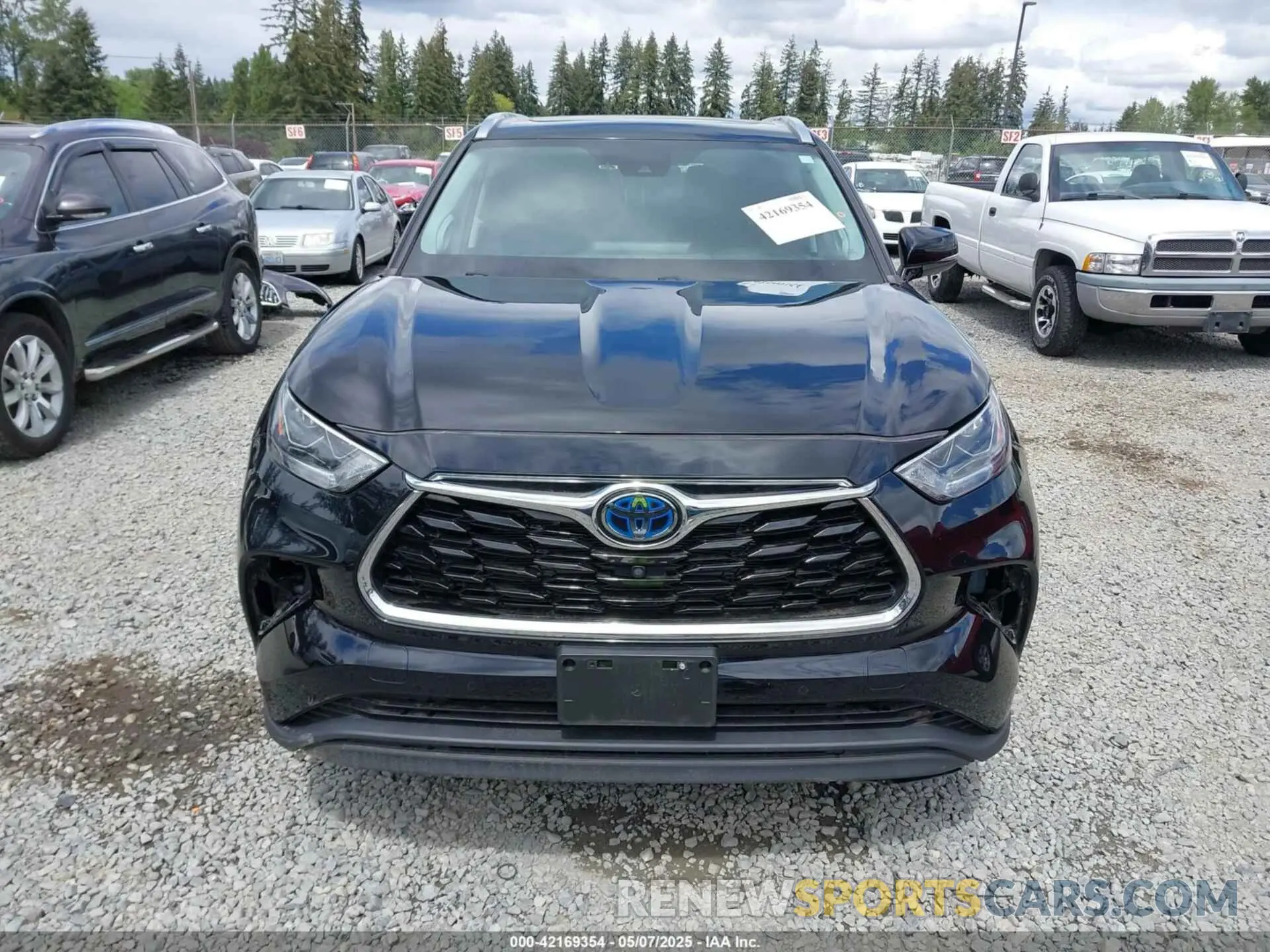 12 fotografías del automóvil dañado 5TDDBRCH9MS531122 TOYOTA HIGHLANDER 2021