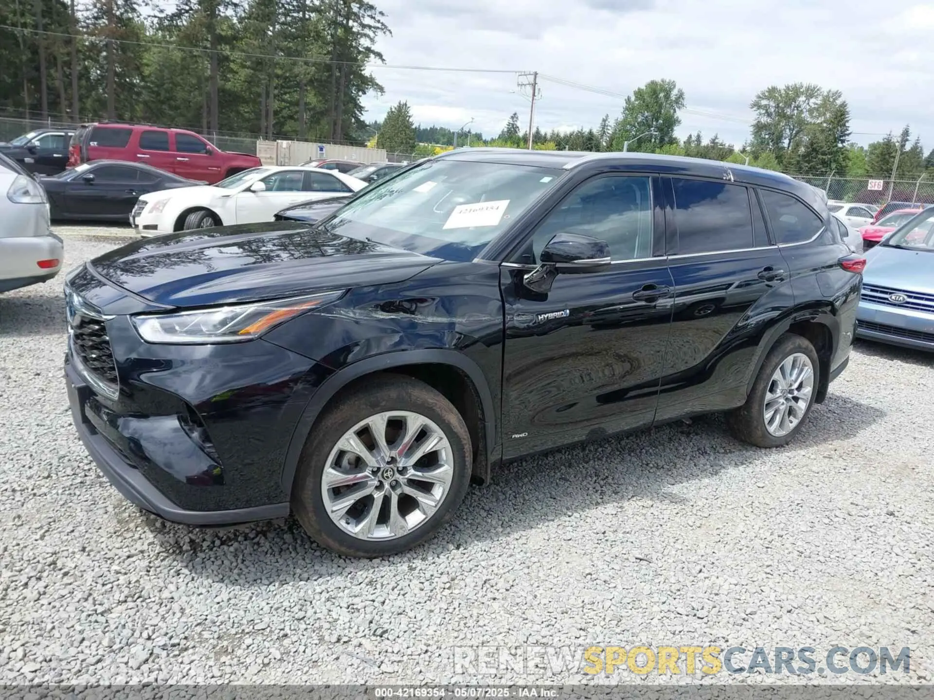 14 fotografías del automóvil dañado 5TDDBRCH9MS531122 TOYOTA HIGHLANDER 2021