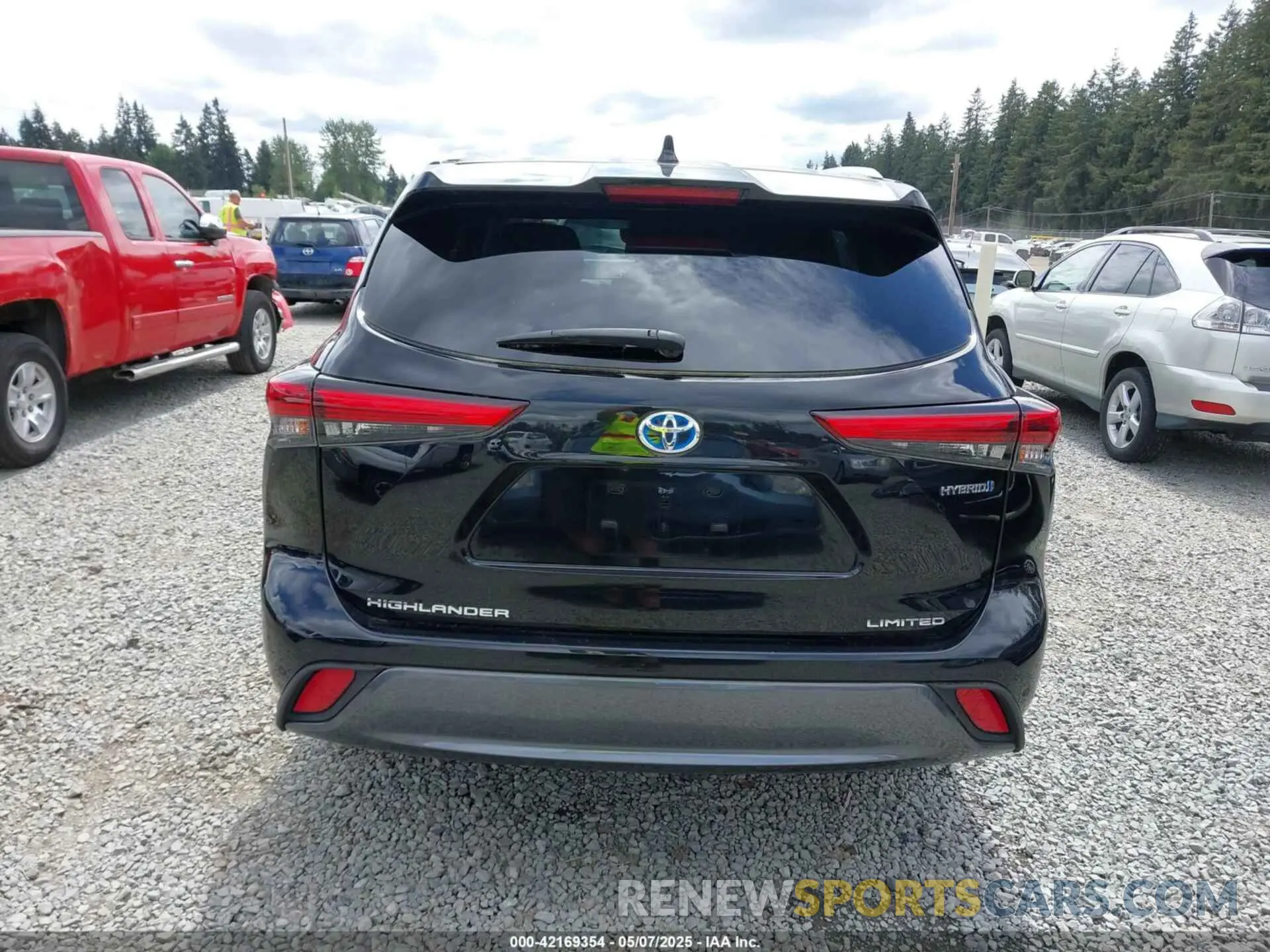 16 fotografías del automóvil dañado 5TDDBRCH9MS531122 TOYOTA HIGHLANDER 2021