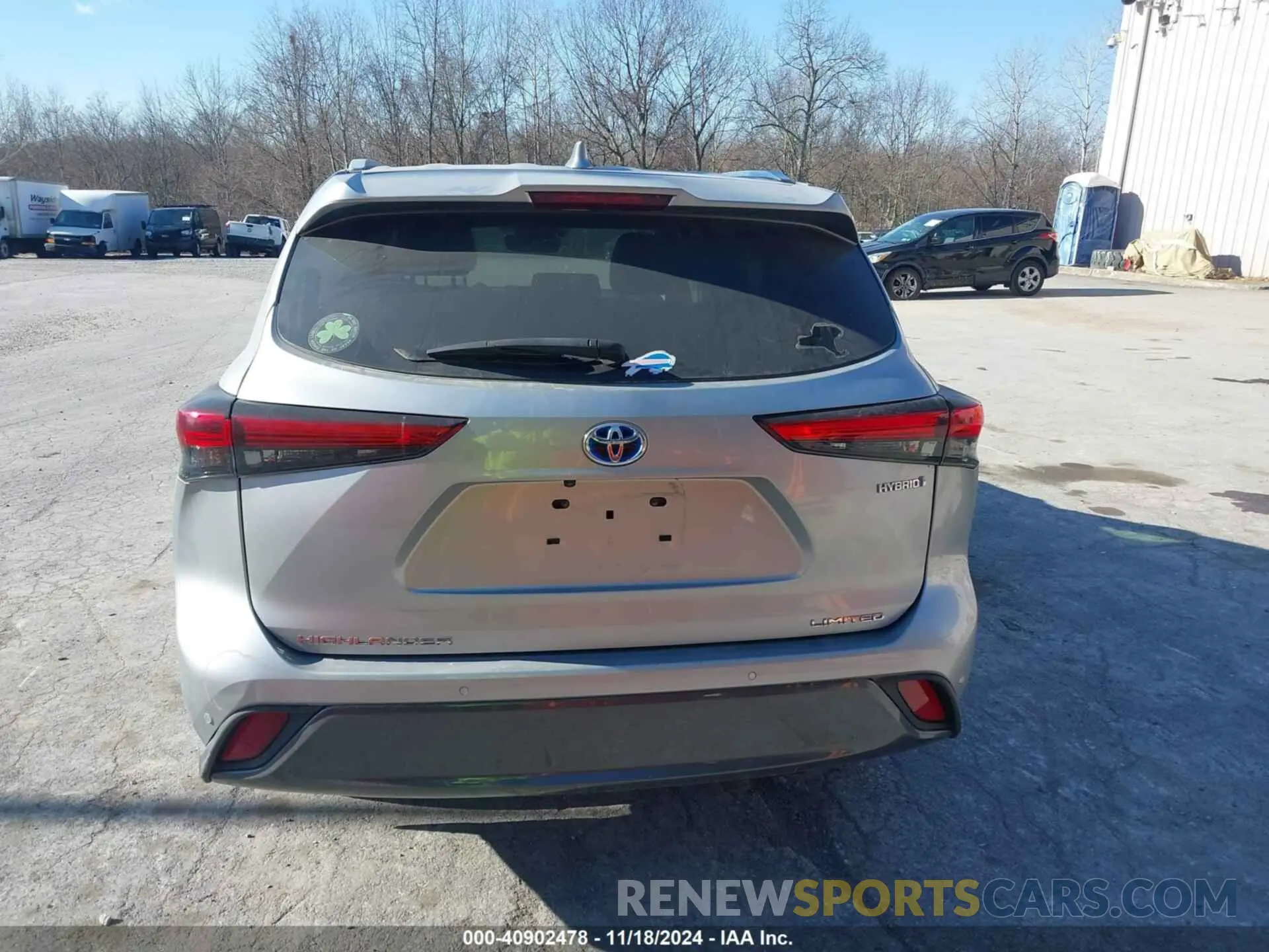 16 fotografías del automóvil dañado 5TDDBRCHXMS528195 TOYOTA HIGHLANDER 2021