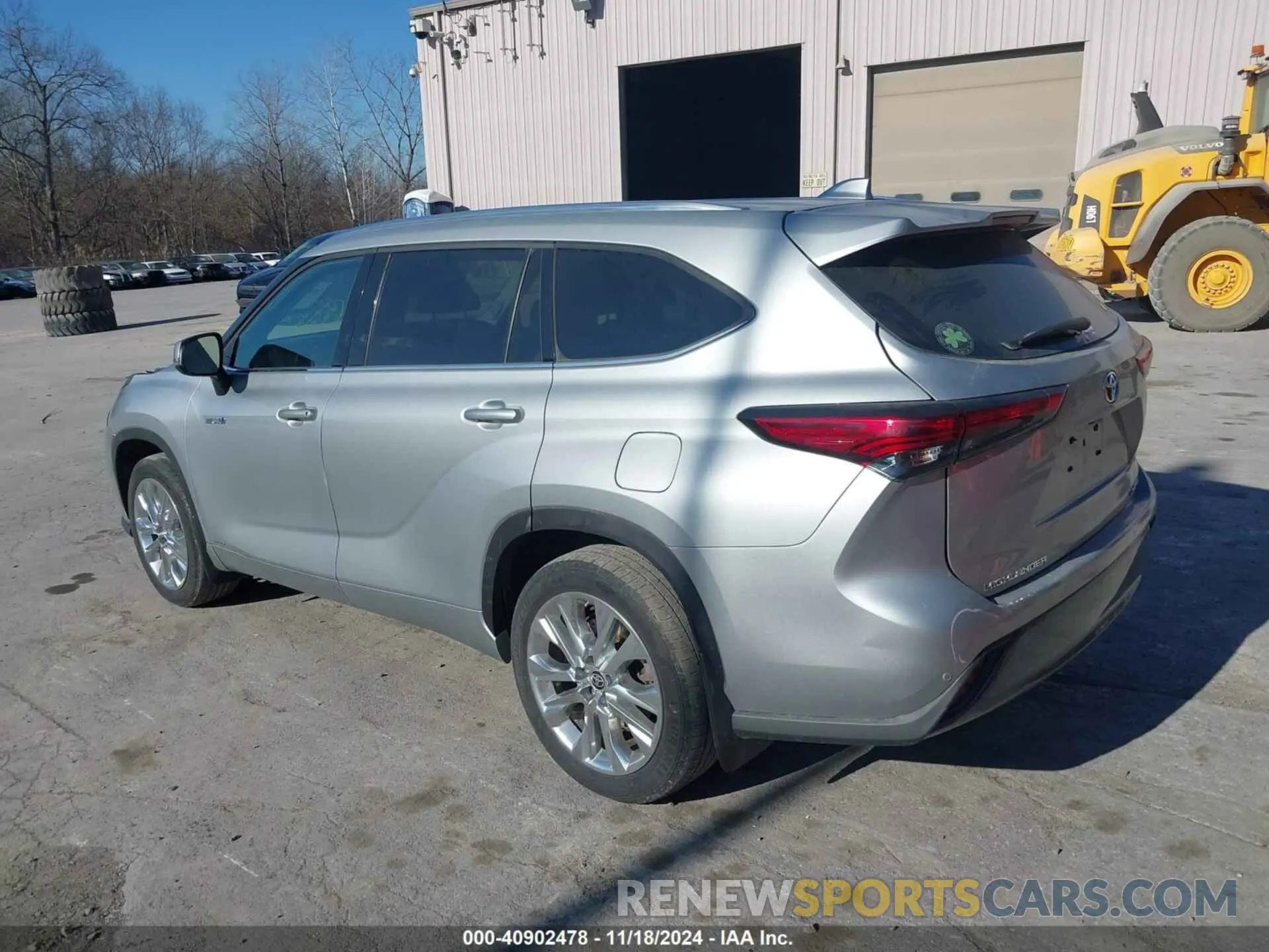 3 fotografías del automóvil dañado 5TDDBRCHXMS528195 TOYOTA HIGHLANDER 2021