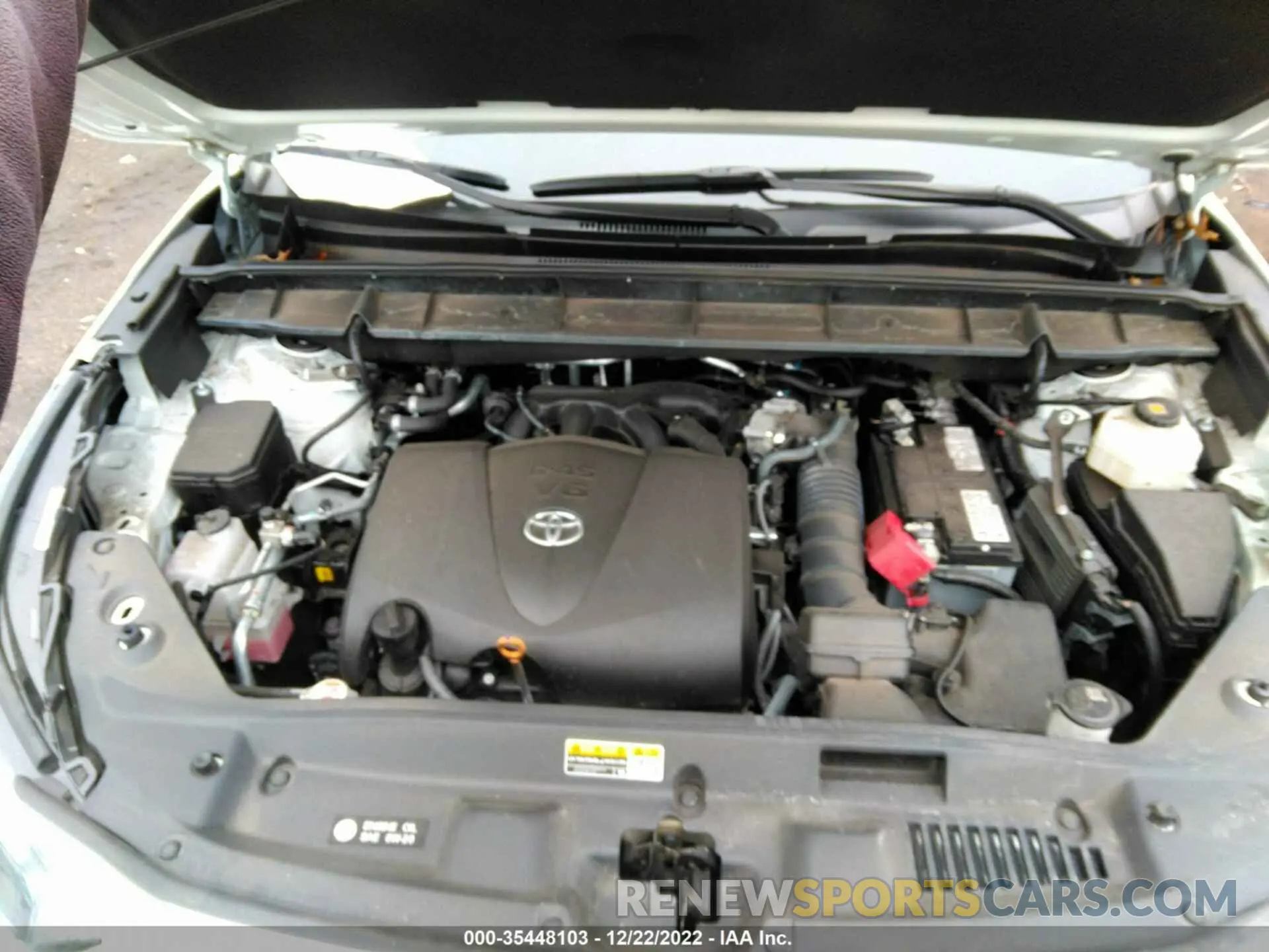10 fotografías del automóvil dañado 5TDDZRBH0MS065545 TOYOTA HIGHLANDER 2021