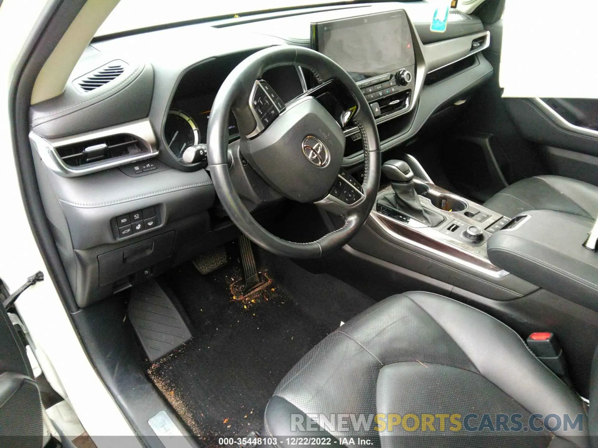 5 fotografías del automóvil dañado 5TDDZRBH0MS065545 TOYOTA HIGHLANDER 2021