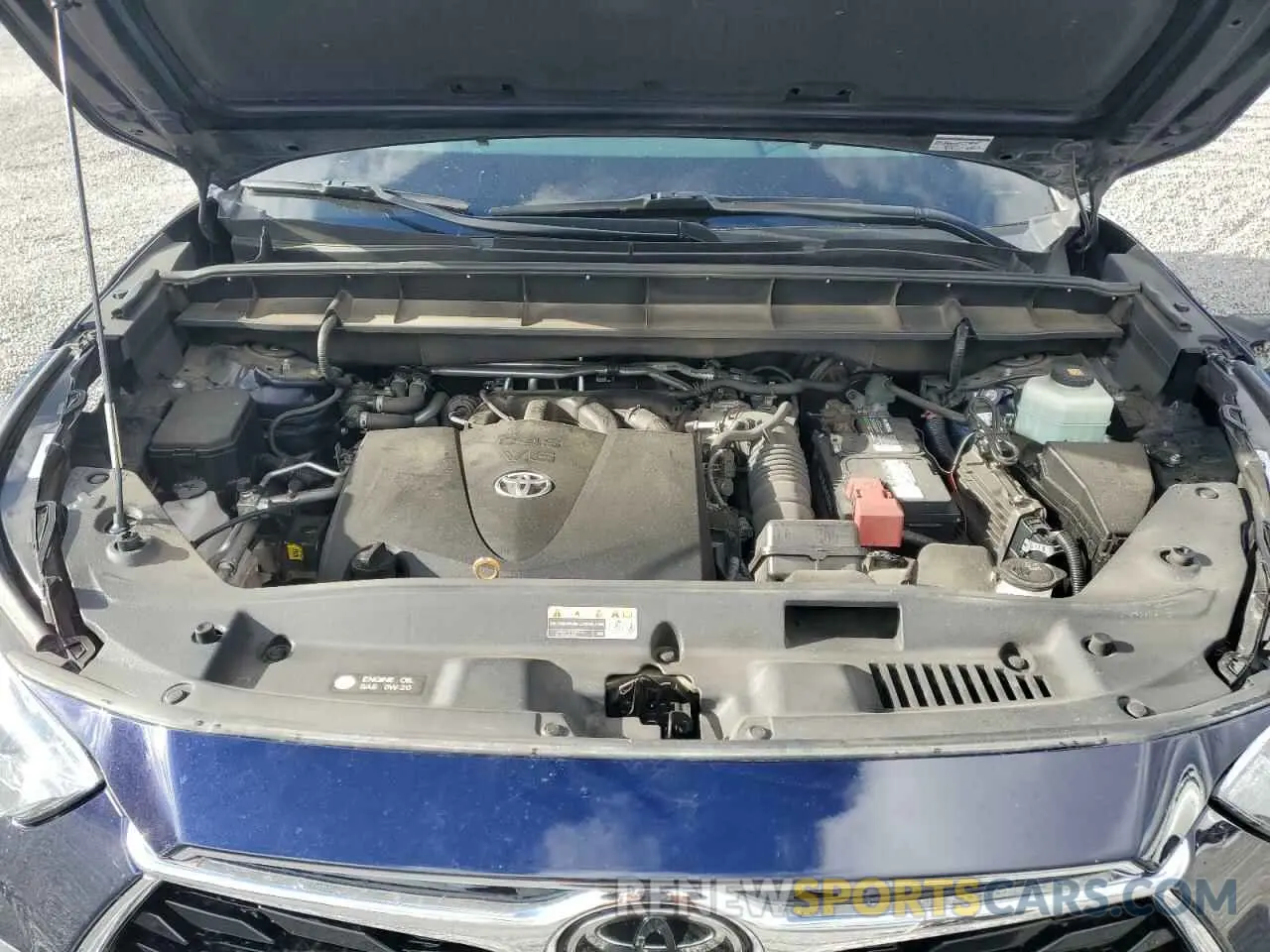 12 fotografías del automóvil dañado 5TDDZRBH0MS071555 TOYOTA HIGHLANDER 2021