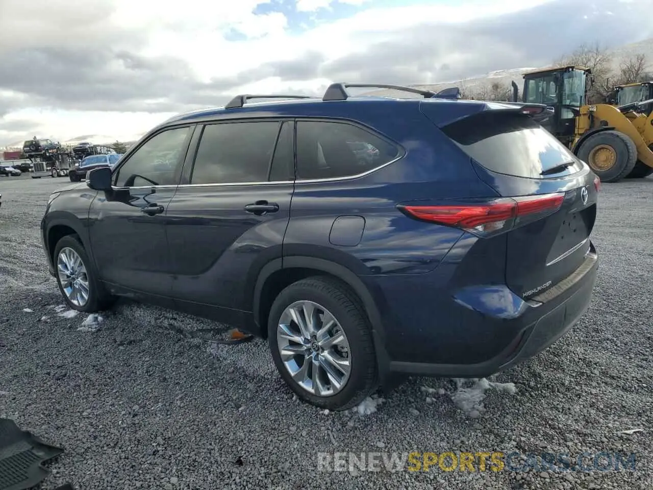 2 fotografías del automóvil dañado 5TDDZRBH0MS071555 TOYOTA HIGHLANDER 2021