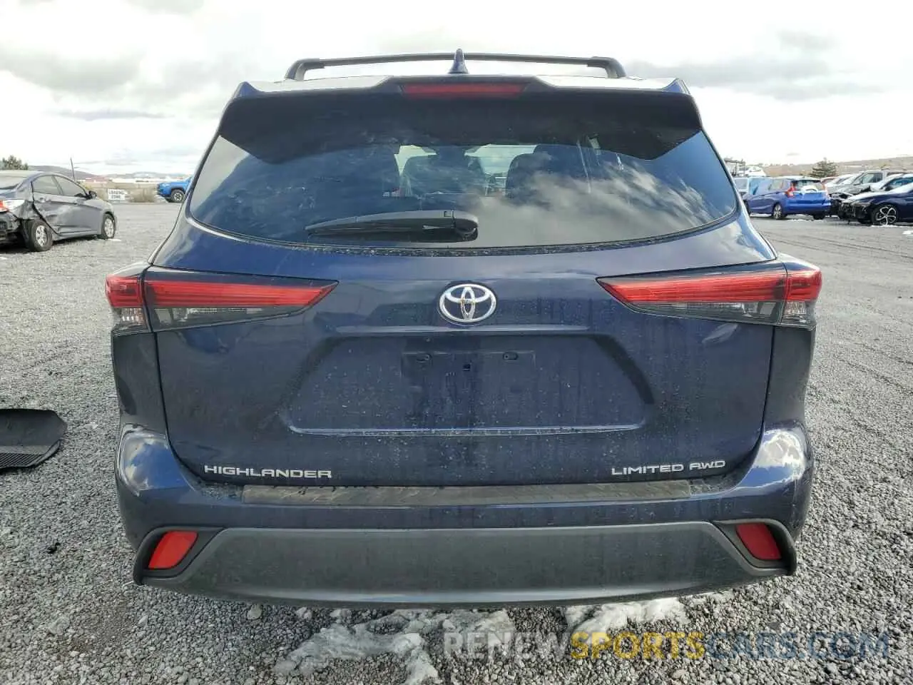 6 fotografías del automóvil dañado 5TDDZRBH0MS071555 TOYOTA HIGHLANDER 2021